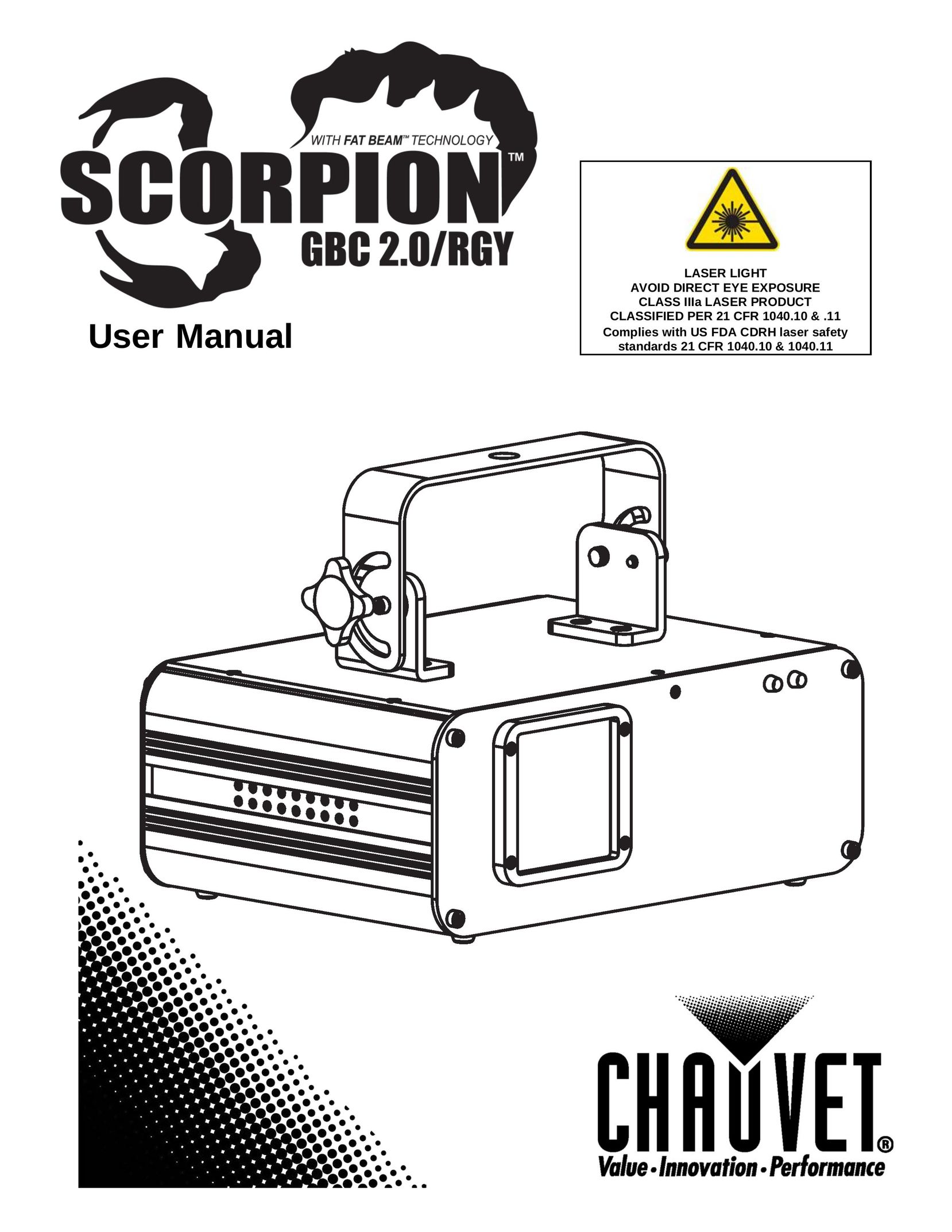 Chauvet GBC 2.0 DVD Player User Manual