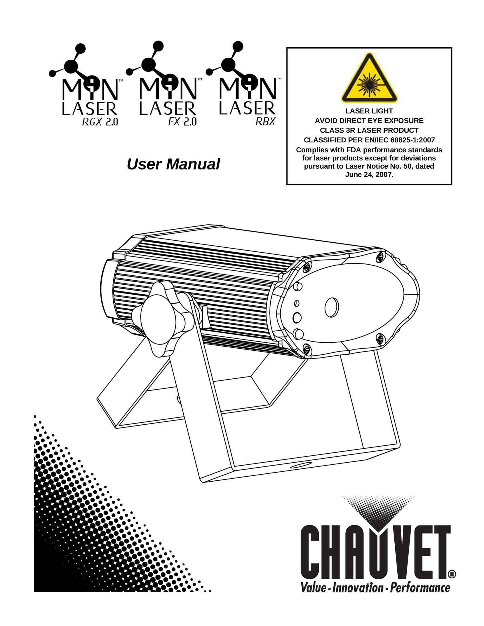 Chauvet RGX 2.0 DVD Player User Manual