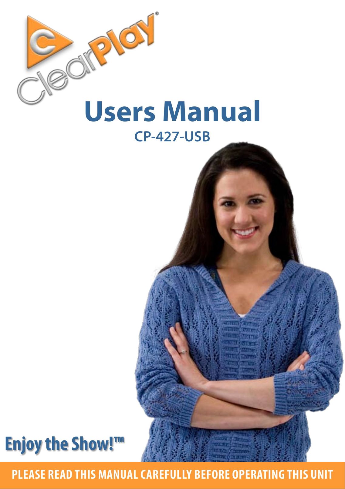 Clearplay CP-427-USB DVD Player User Manual