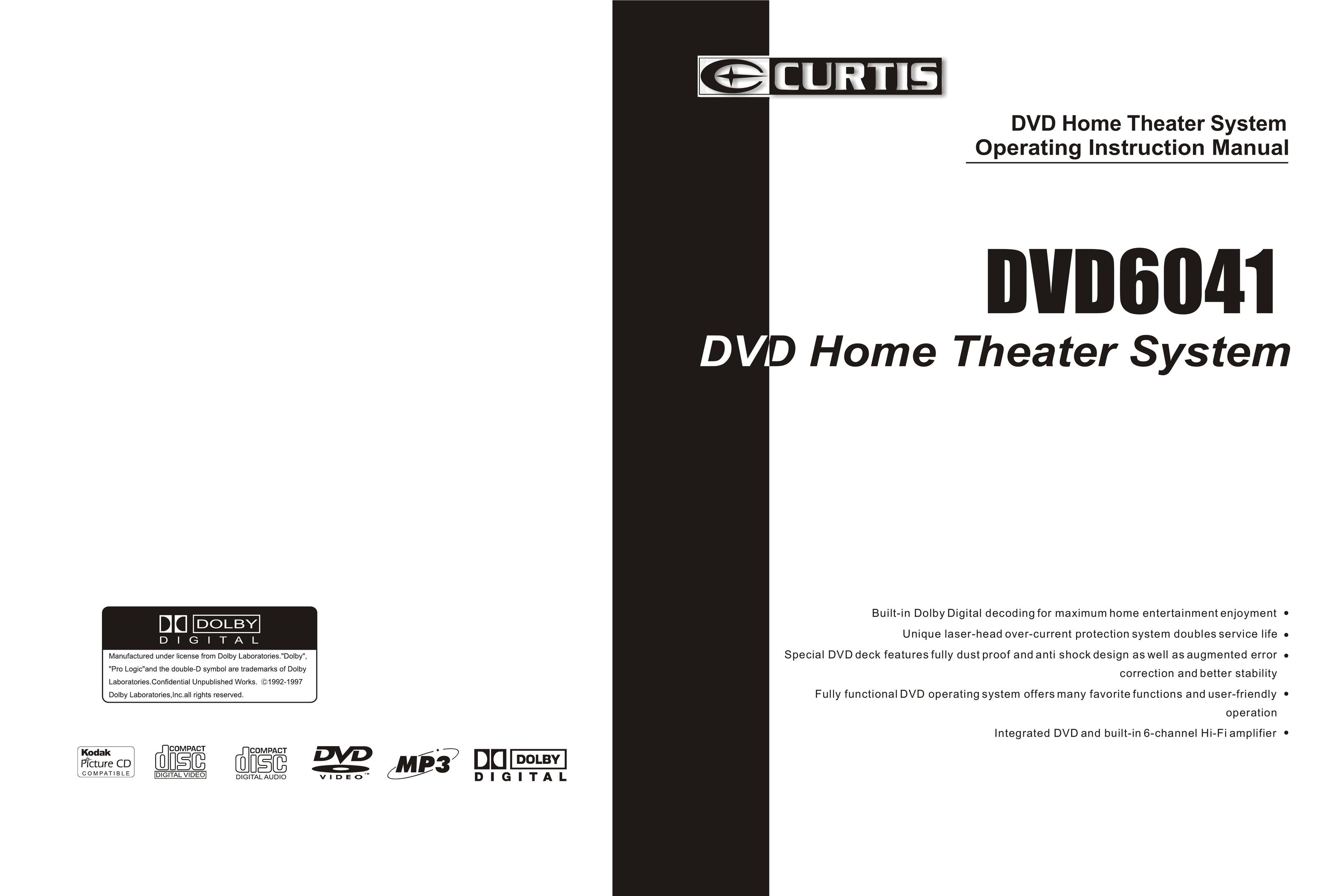 Curtis DVD6041 DVD Player User Manual