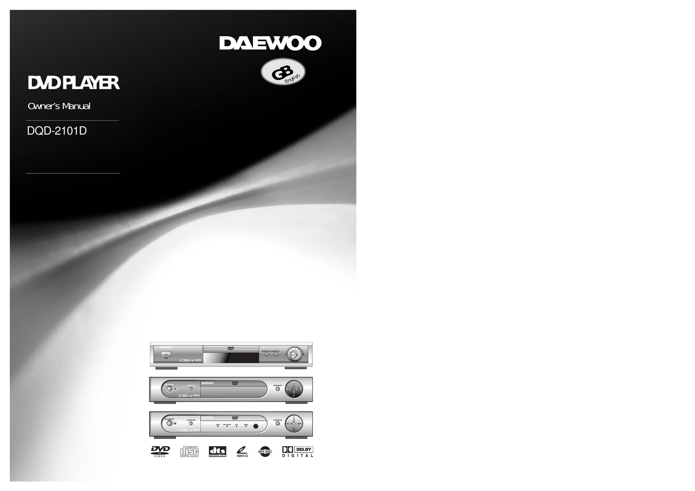 Daewoo DQD-2101D DVD Player User Manual