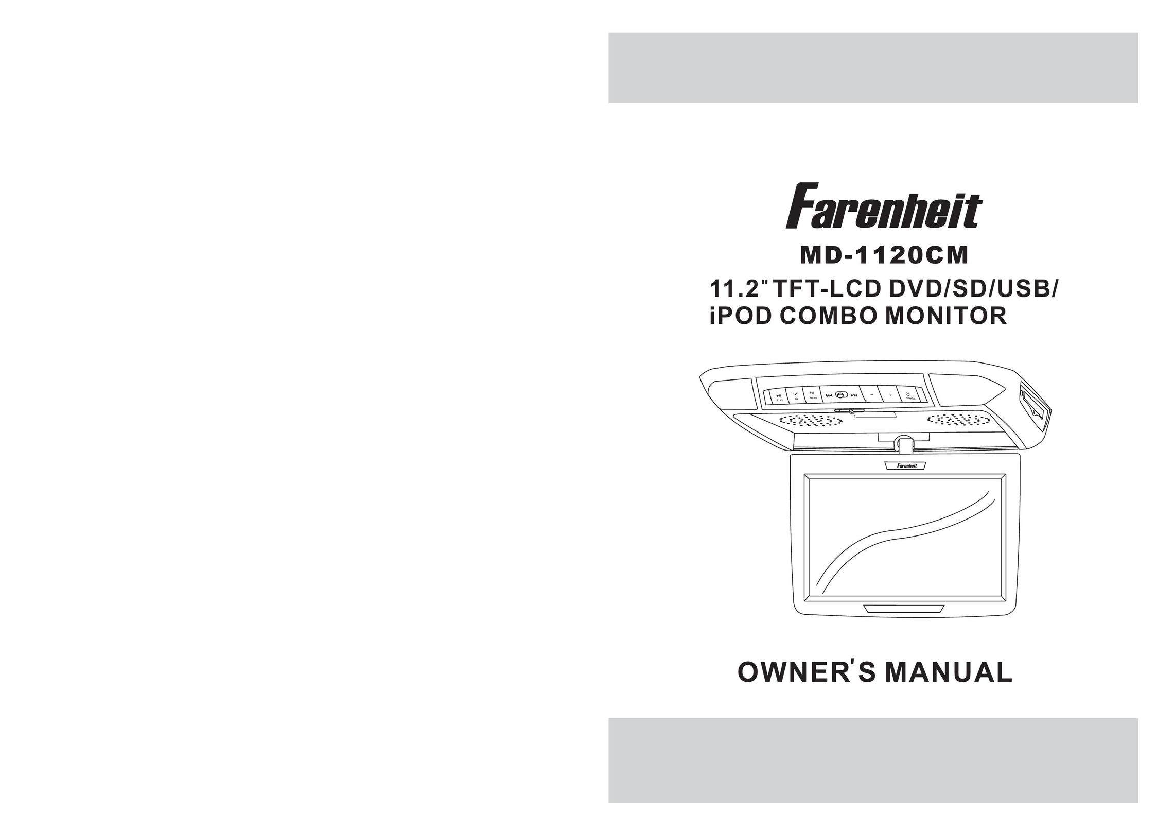 Farenheit Technologies MD-1120CM DVD Player User Manual