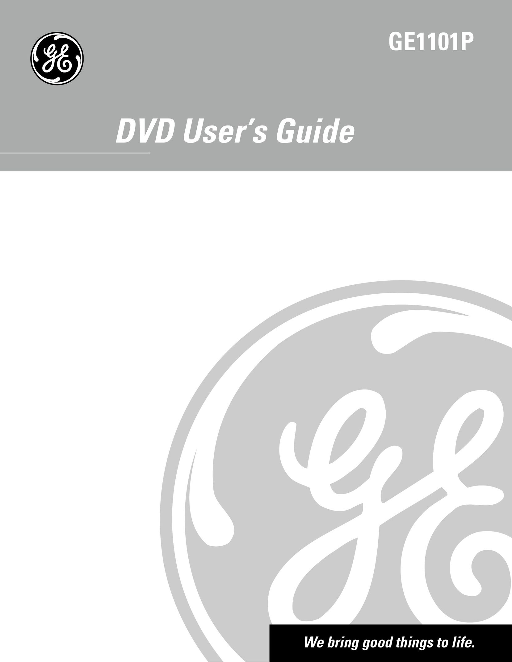 GE GE1101P DVD Player User Manual