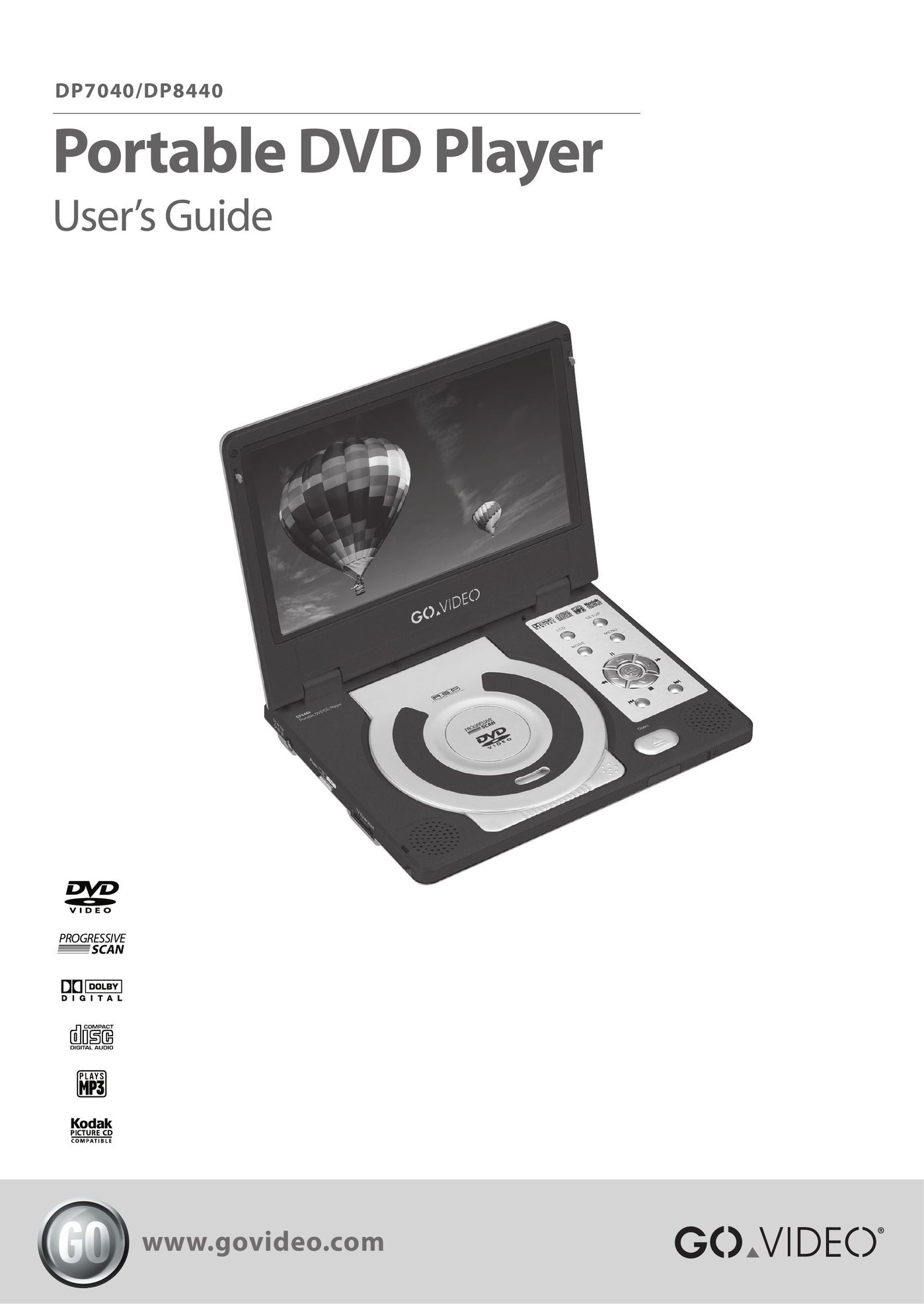 Go-Video DP8440 DVD Player User Manual