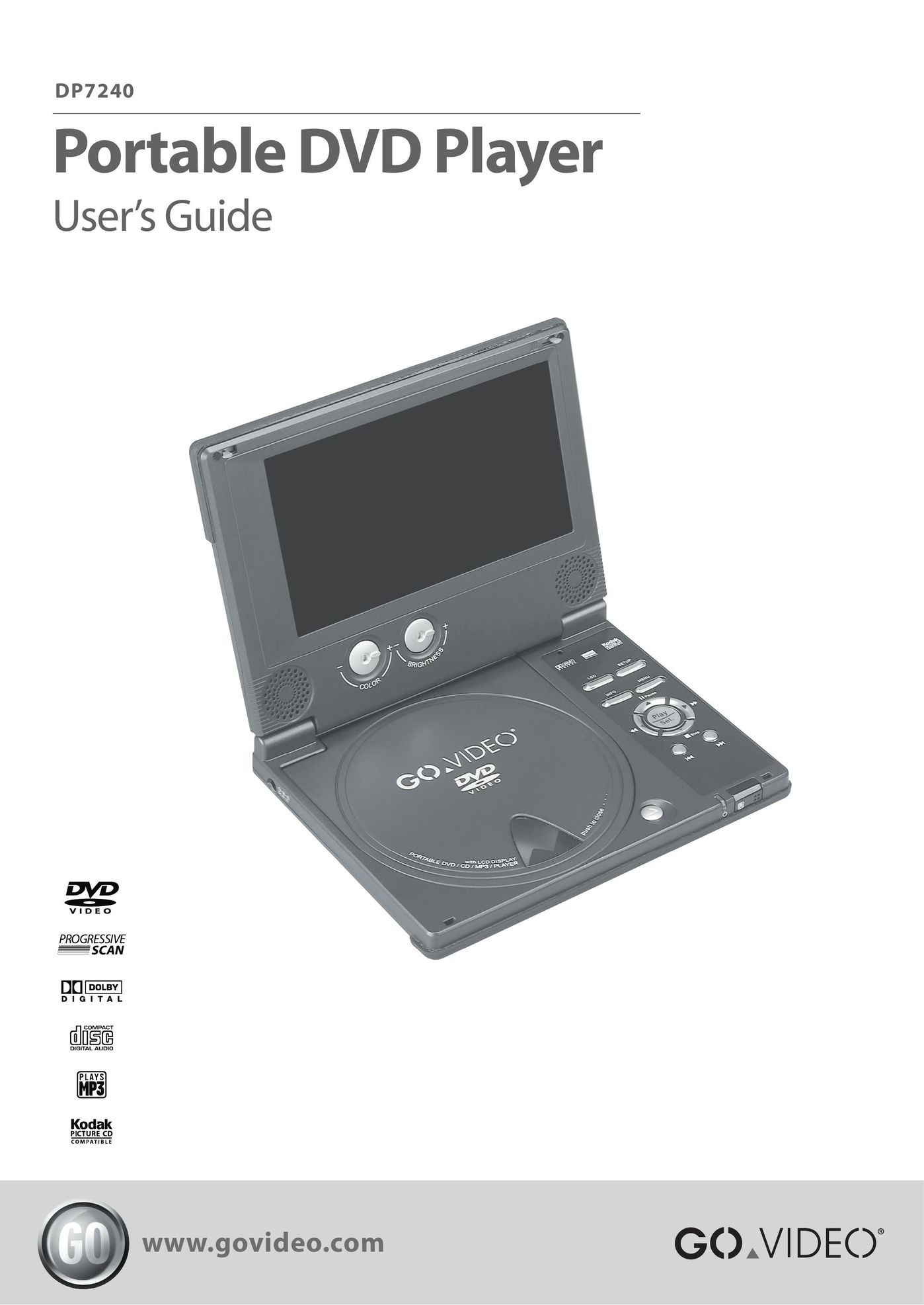 GoVideo 525p DVD Player User Manual