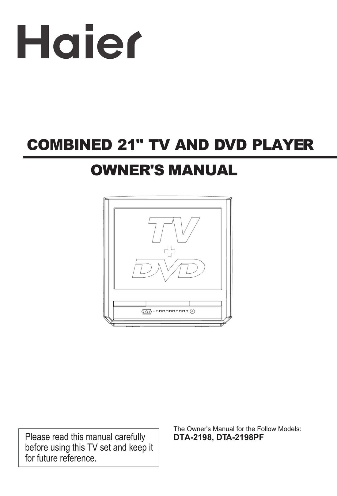 Haier DTA-2198PF DVD Player User Manual