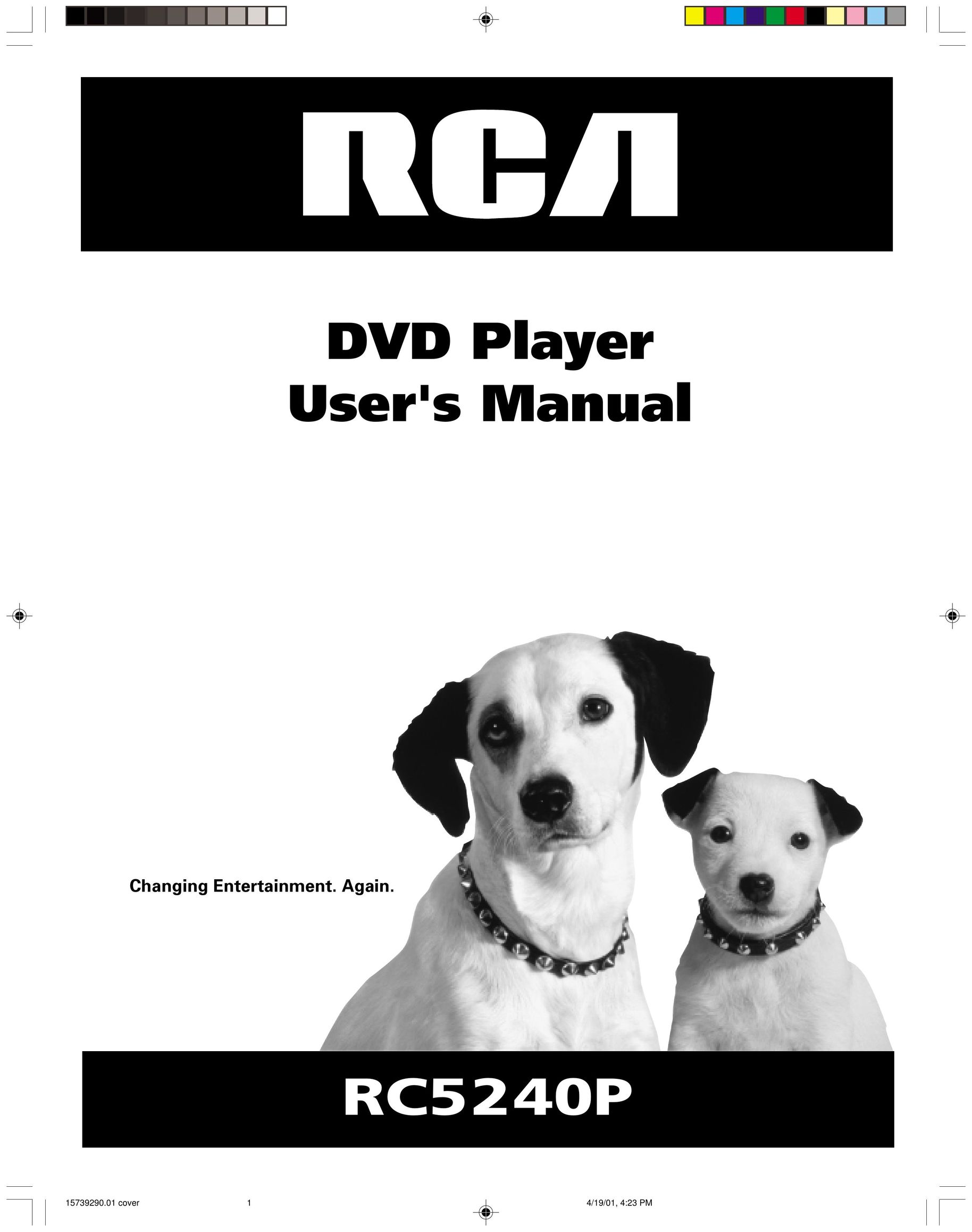 HP (Hewlett-Packard) RC5240P DVD Player User Manual