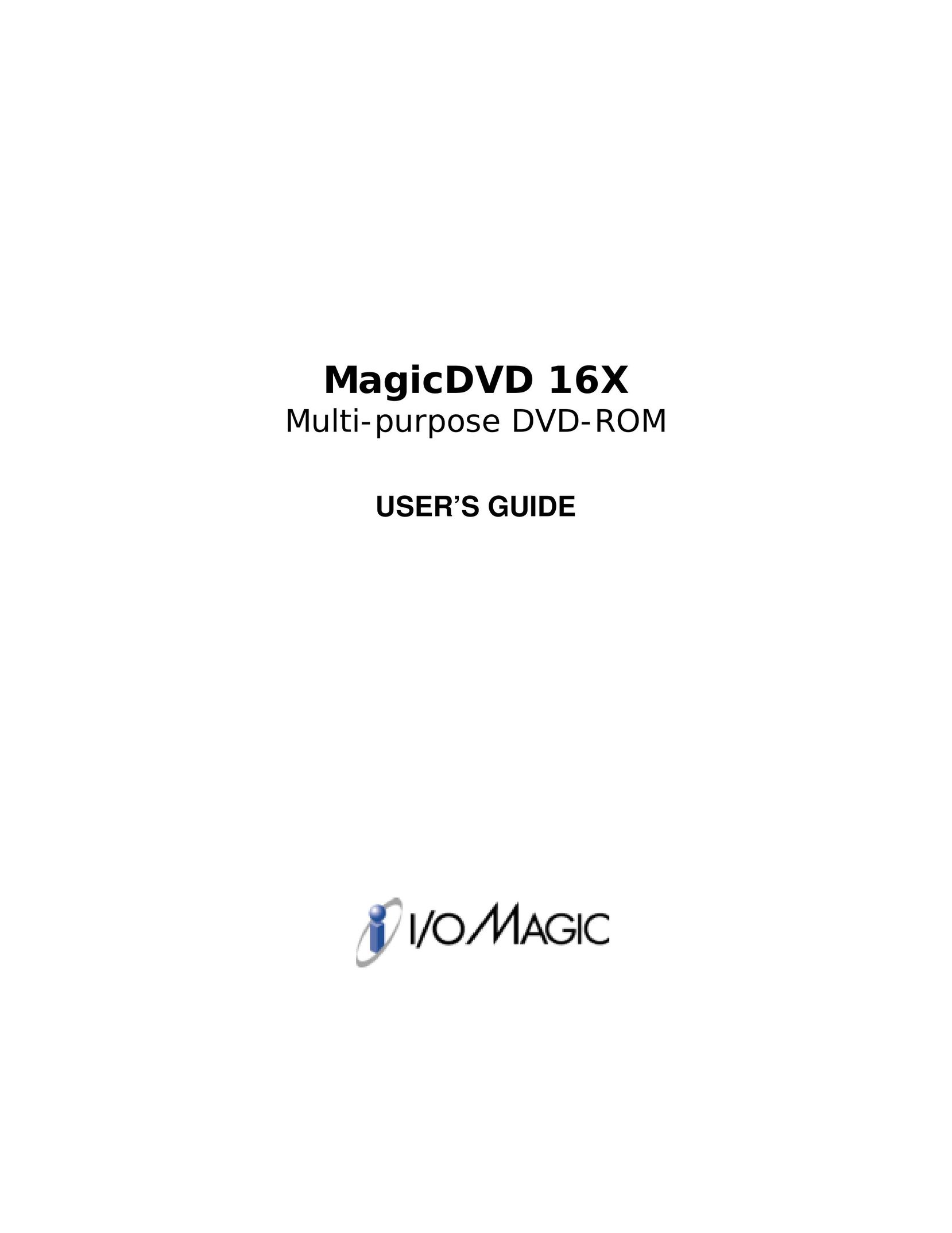 I/O Magic 16X DVD Player User Manual