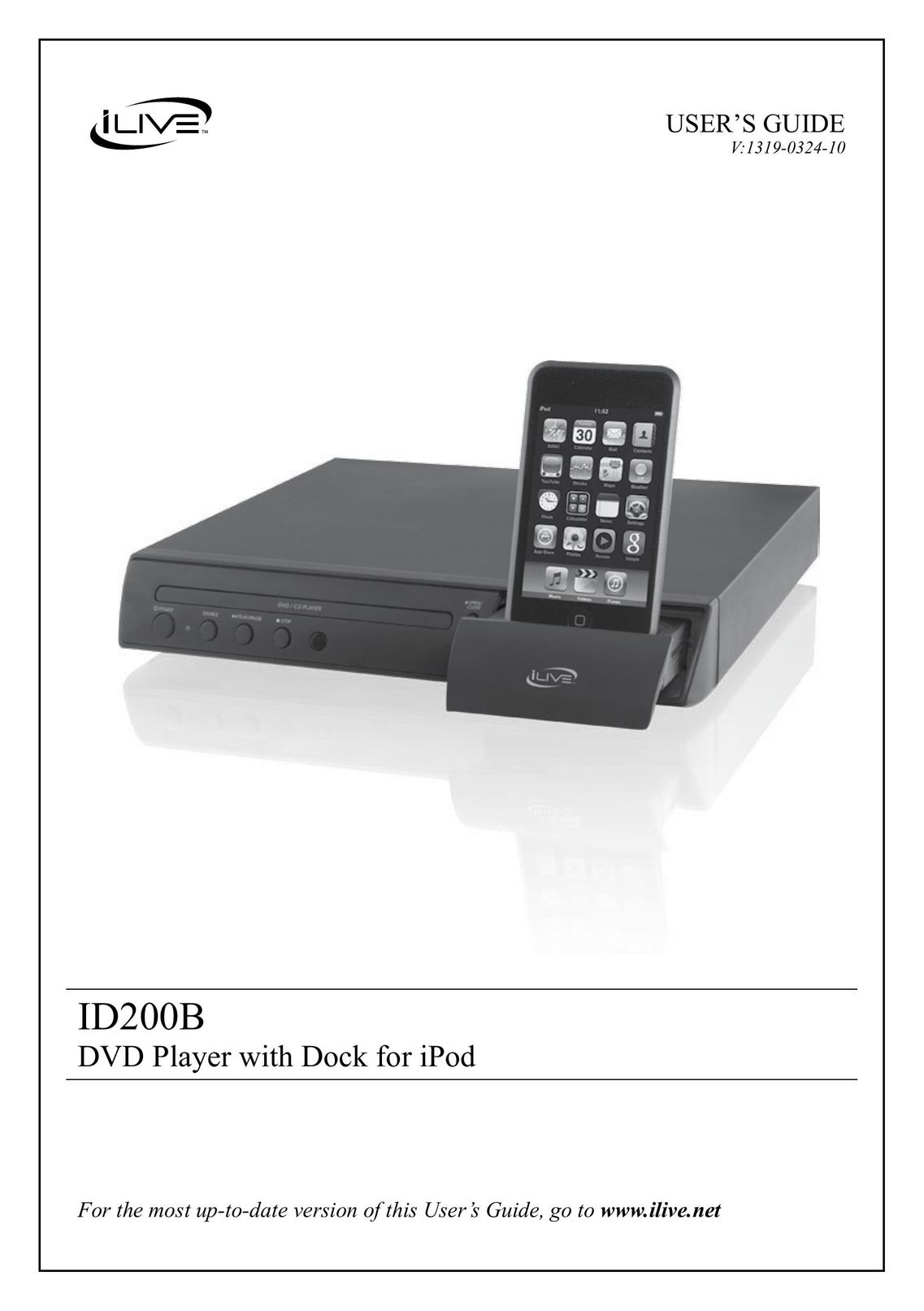iLive ID200B DVD Player User Manual