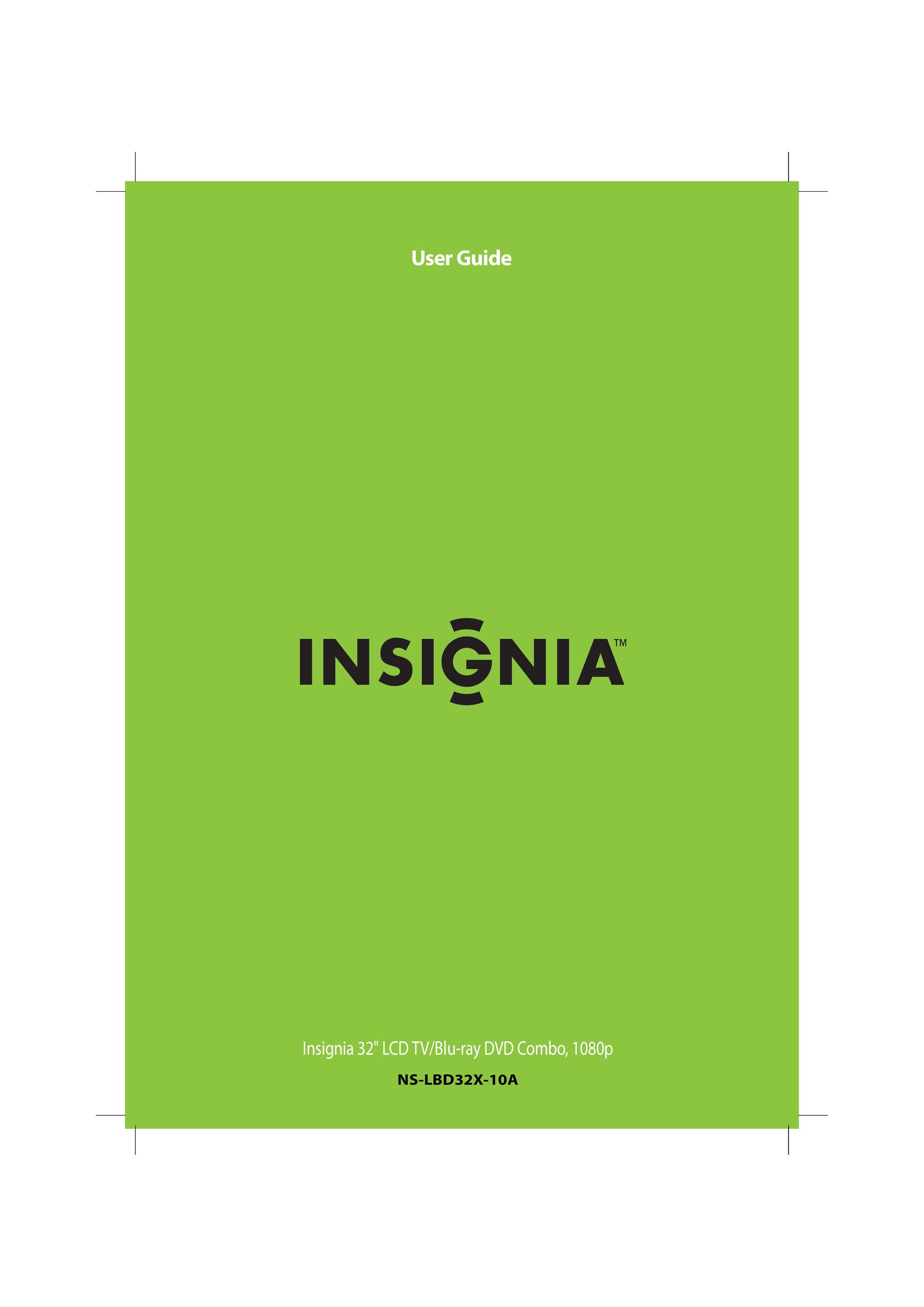 Insignia NS-LBD32X-10A DVD Player User Manual
