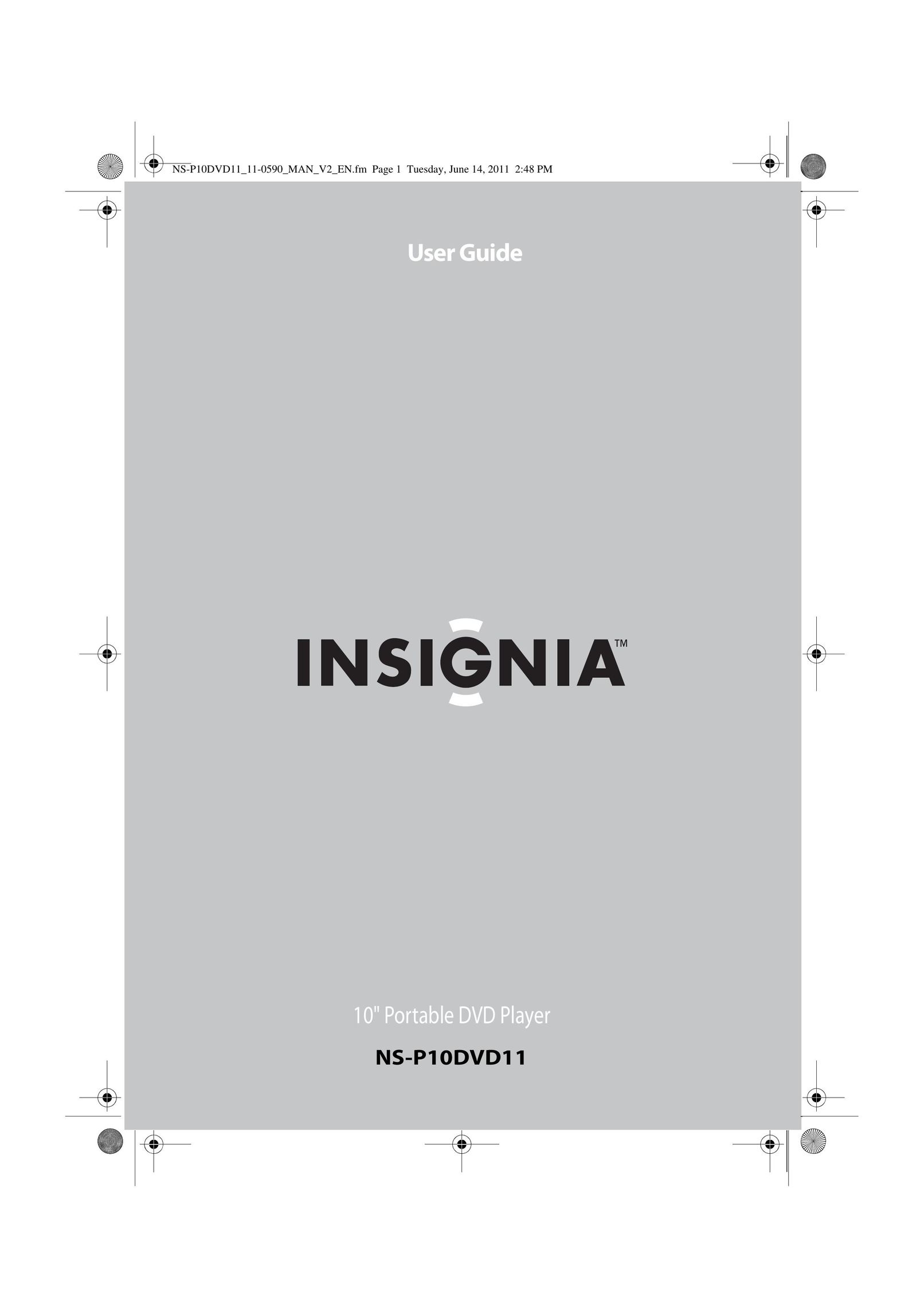 Insignia NS-P10DVD11 DVD Player User Manual