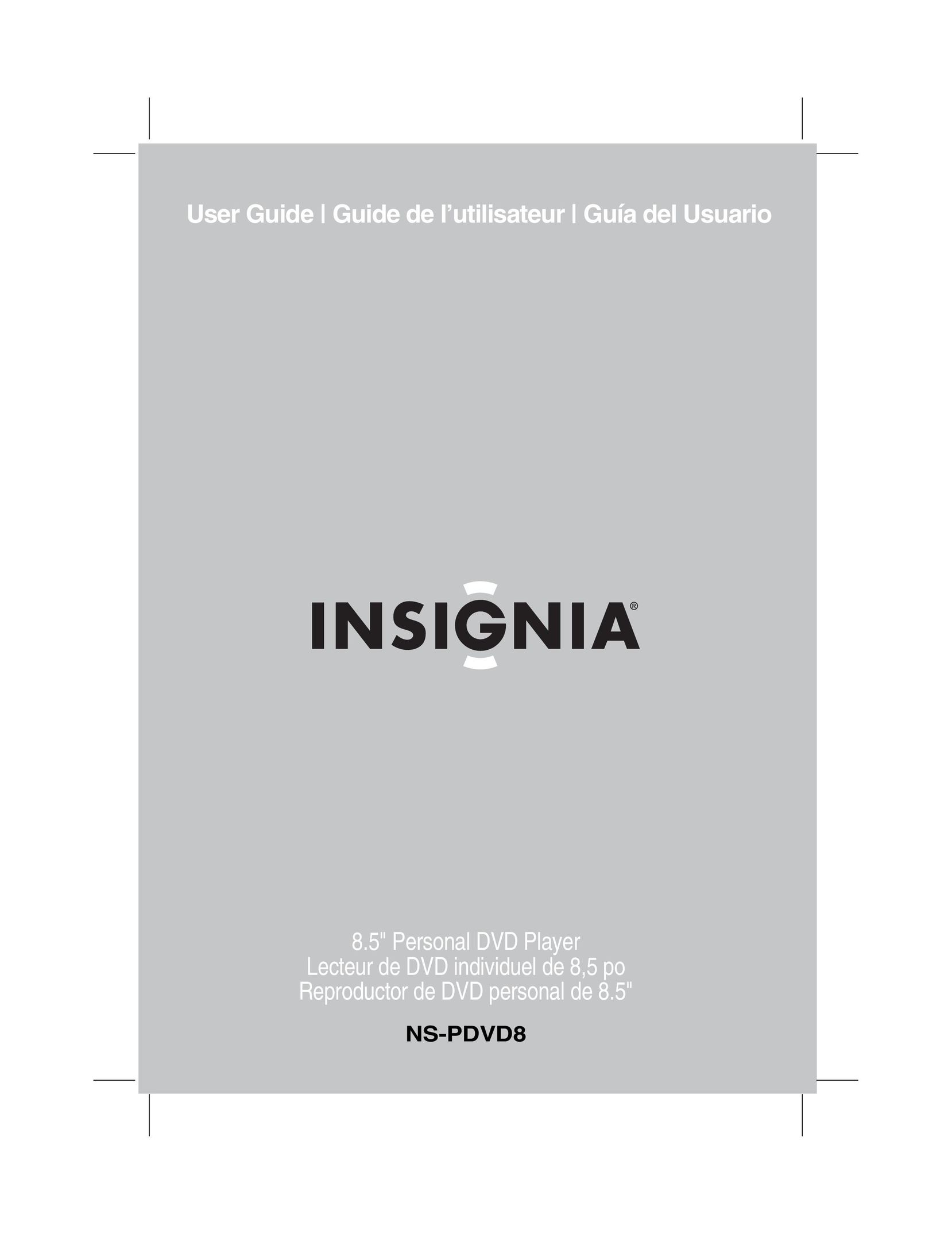 Insignia NS-PDVD8 DVD Player User Manual