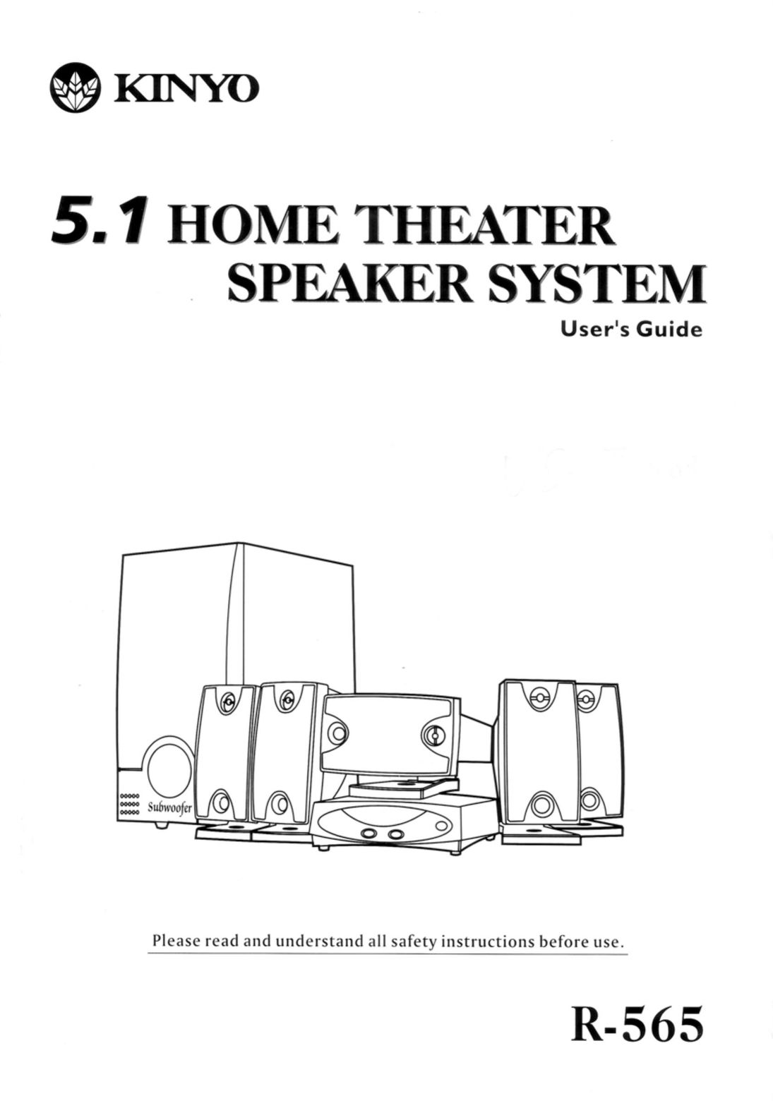 Kinyo R-565 DVD Player User Manual