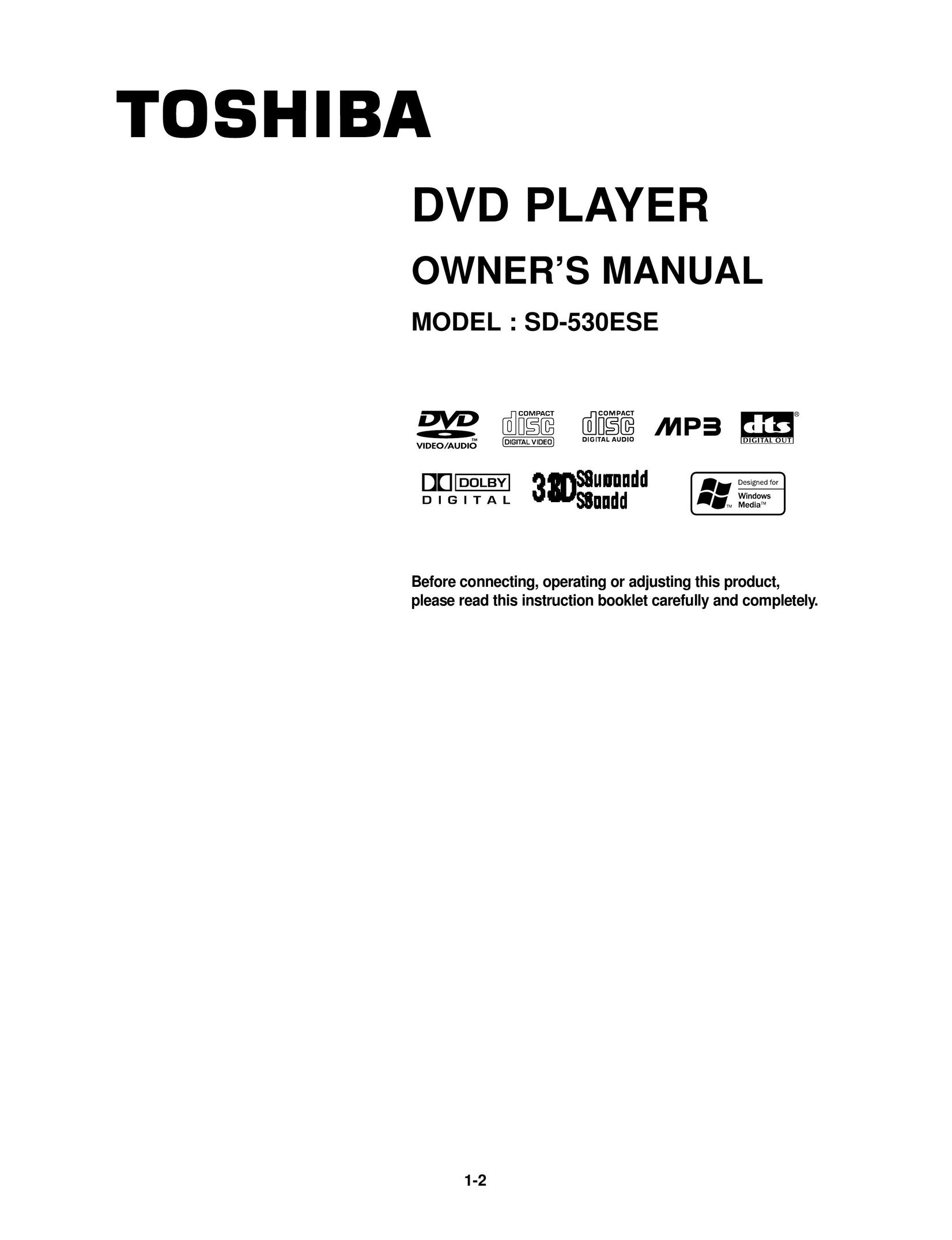 Kodak SD-530ESE DVD Player User Manual