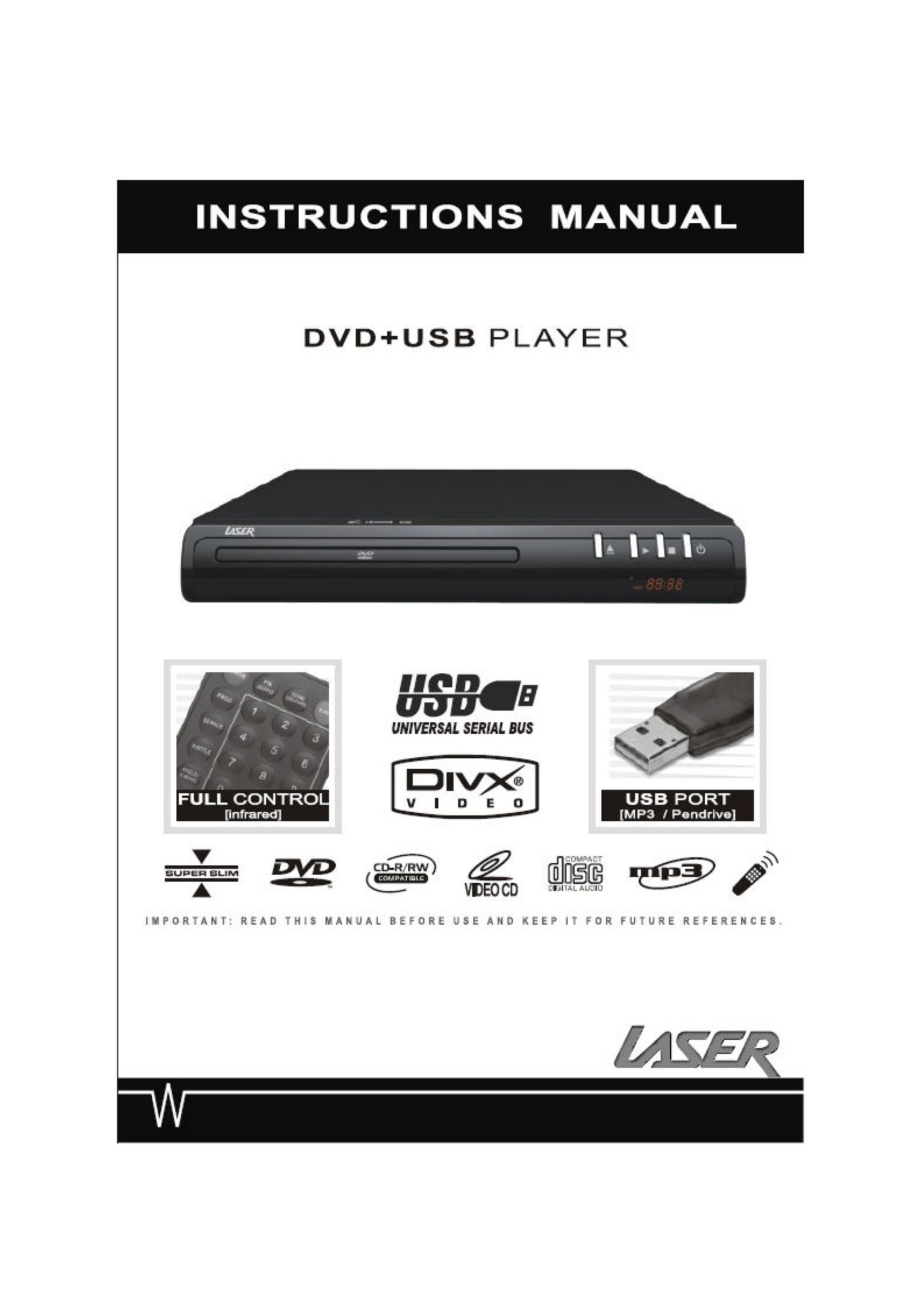 Laser DVD-HD007 DVD Player User Manual