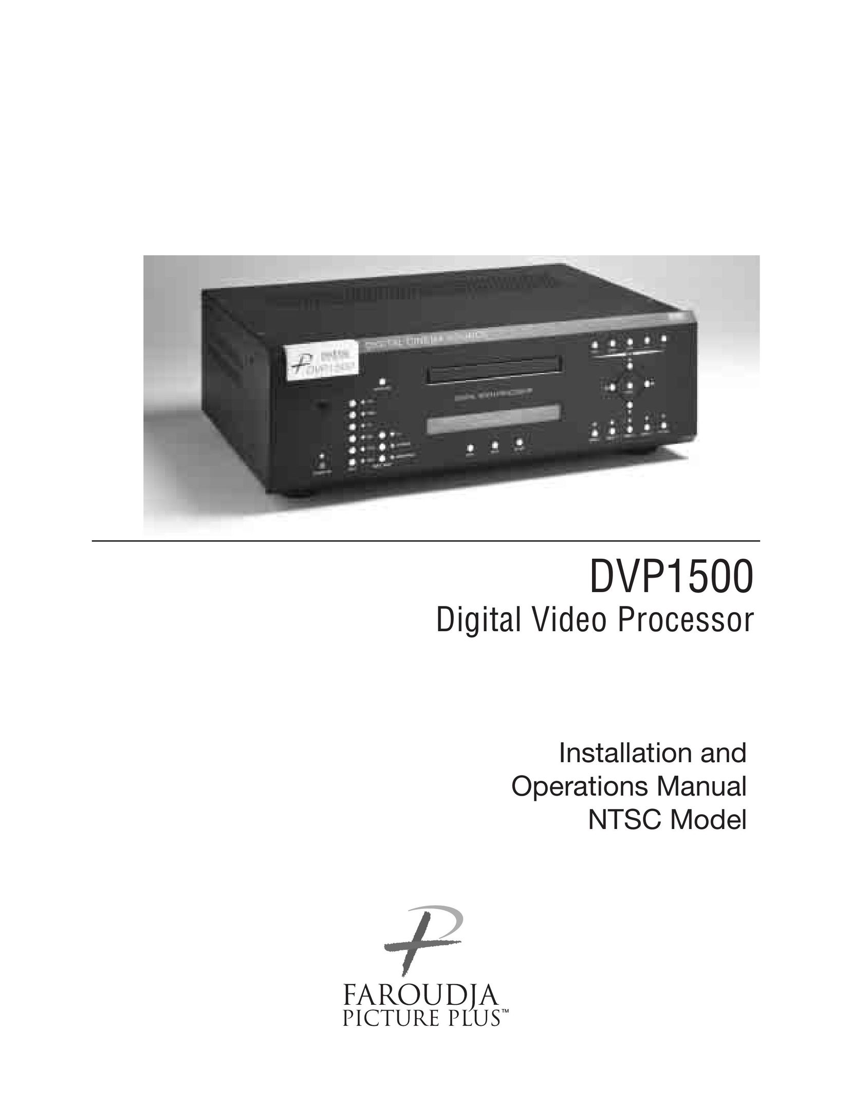 Meridian Audio DVP1500 DVD Player User Manual