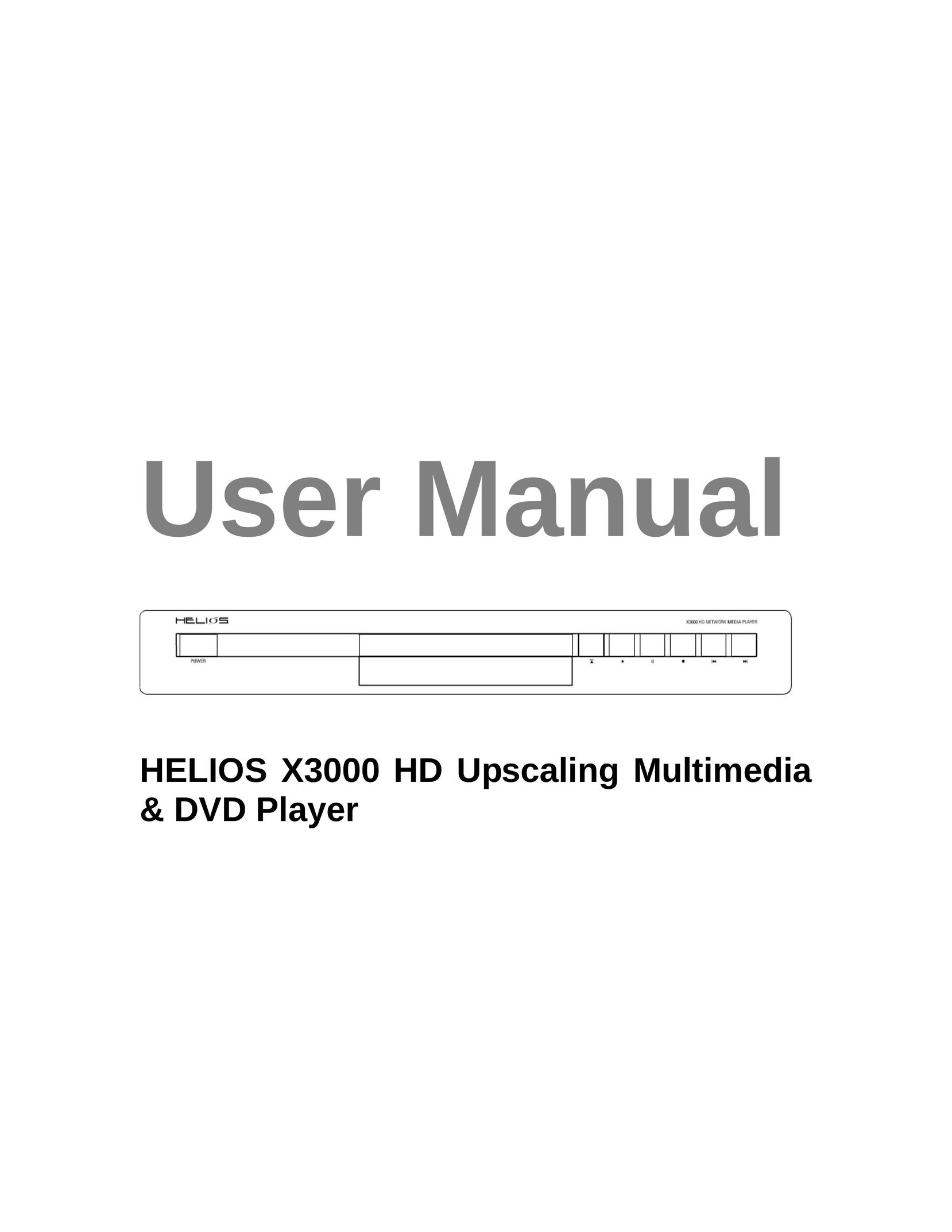 NeoDigits.com X3000 HD DVD Player User Manual