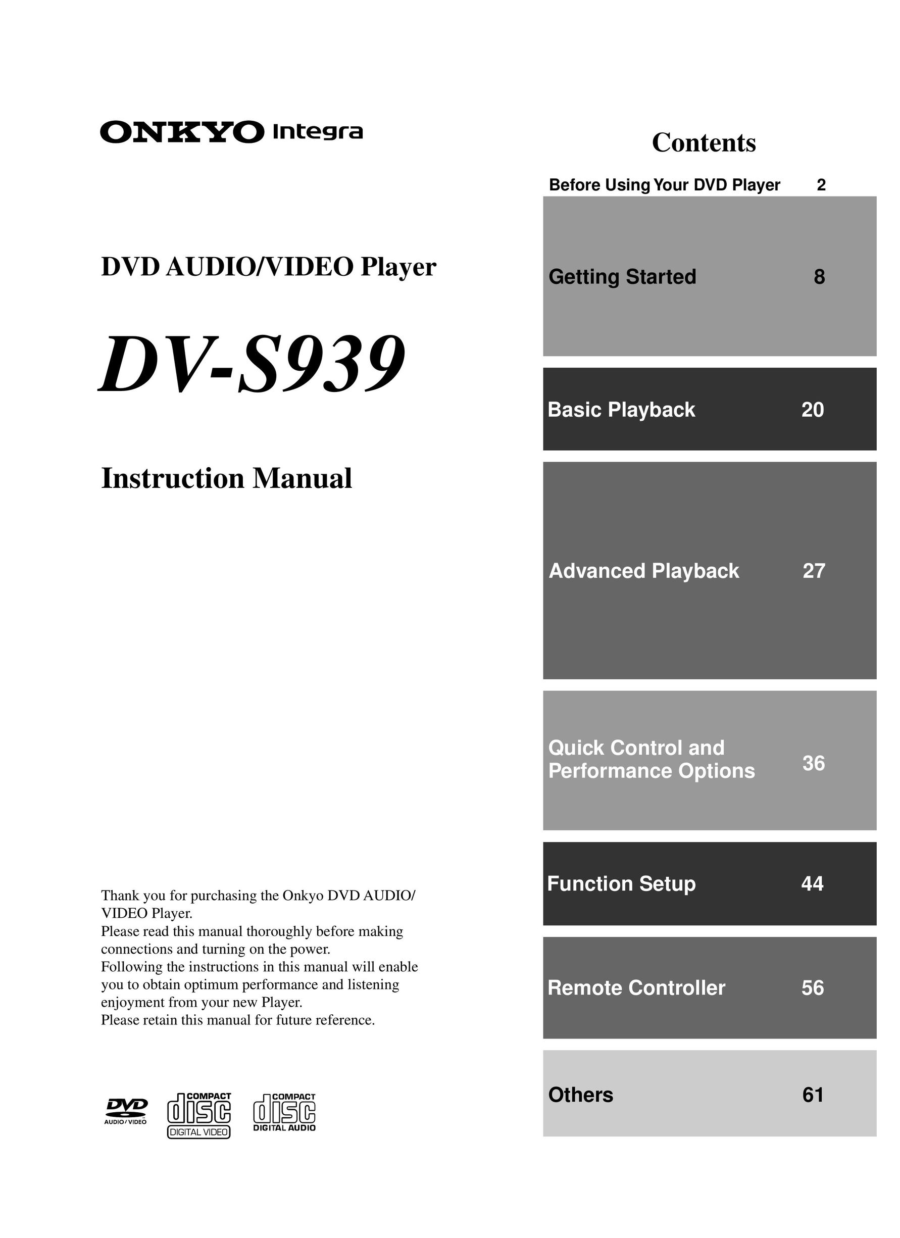 North American Battery Company DV-S939 DVD Player User Manual