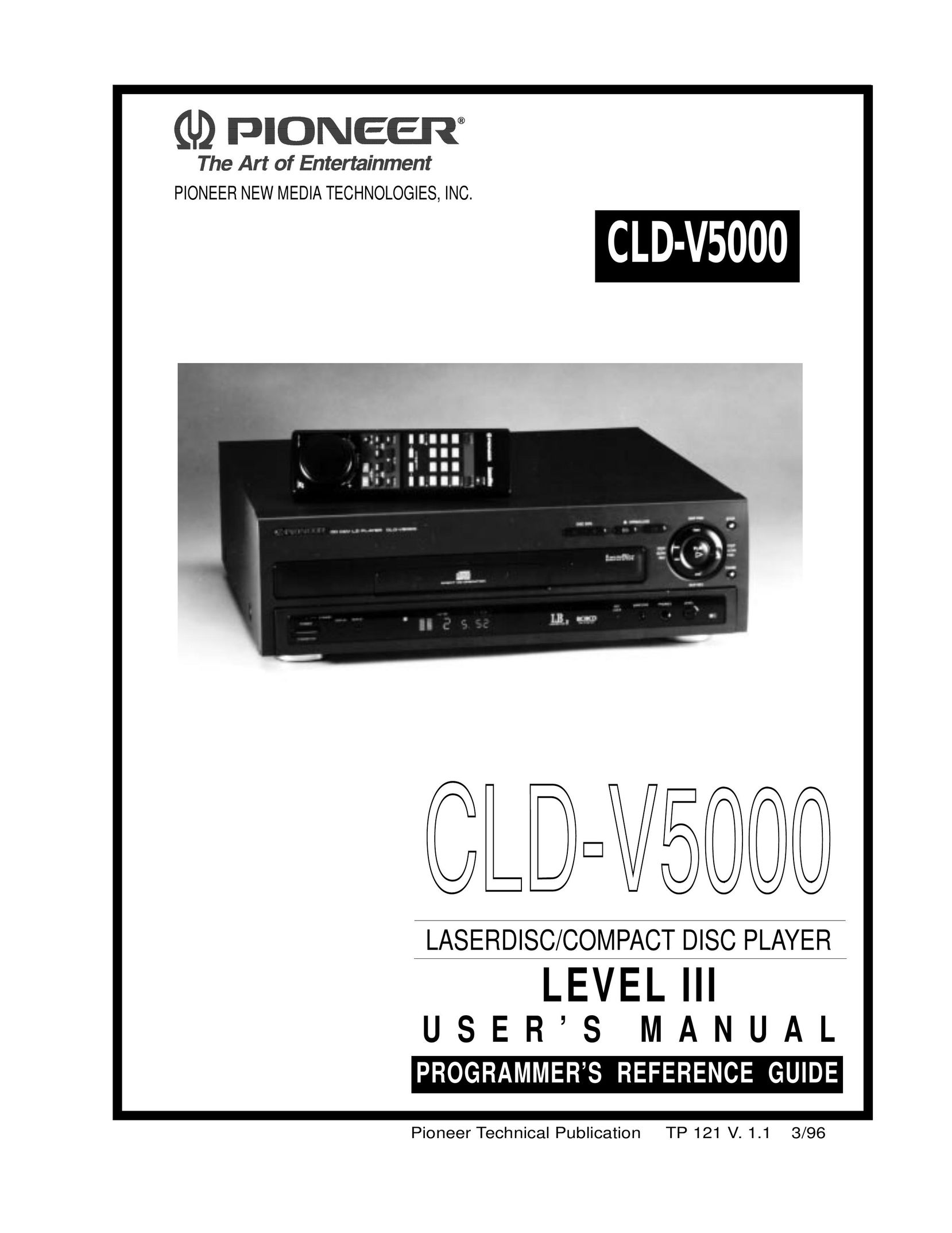 Pioneer CLD-V5000 DVD Player User Manual