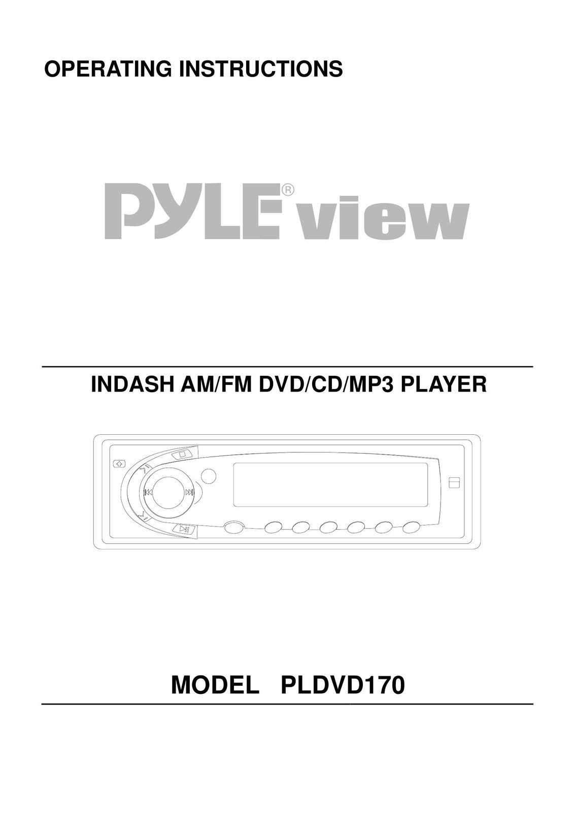 PYLE Audio PLDVD170 DVD Player User Manual