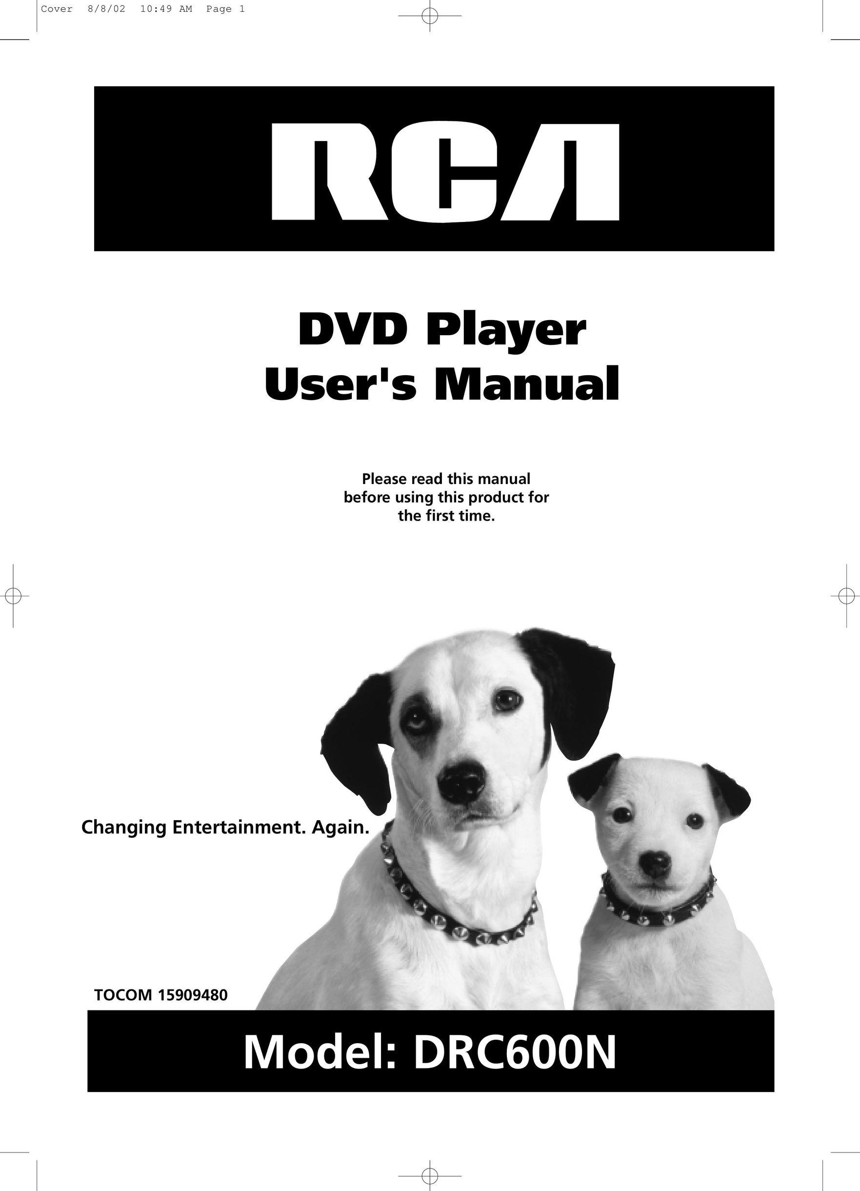 RCA DRC600N DVD Player User Manual