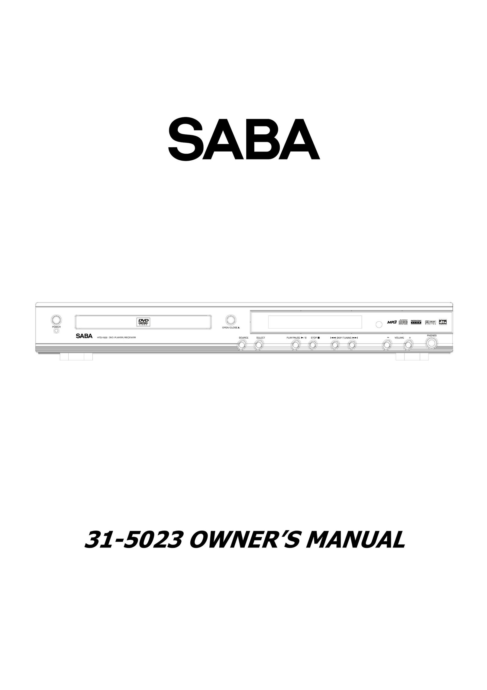 Saba 31-5023 DVD Player User Manual