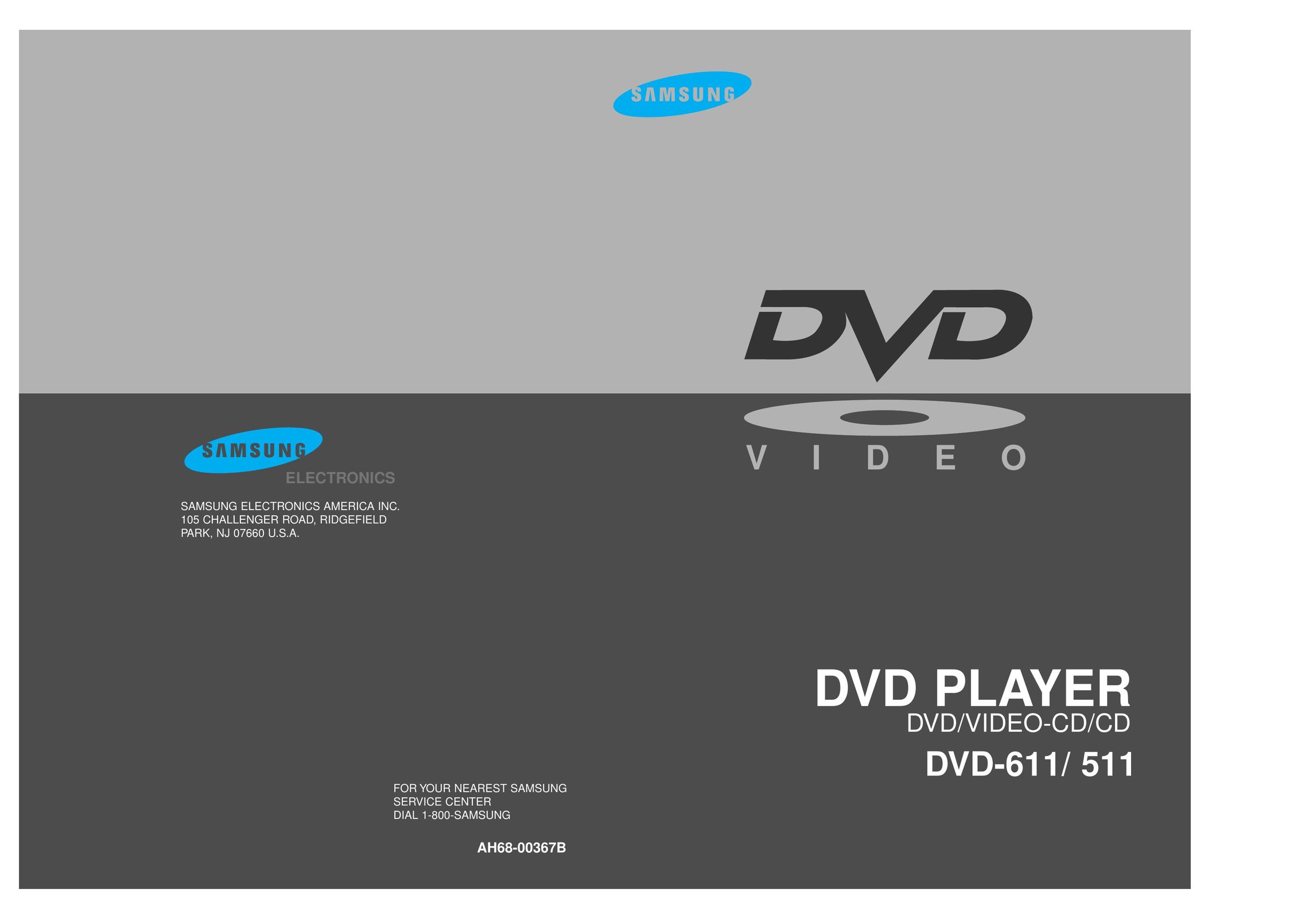 Samsung 611 DVD Player User Manual