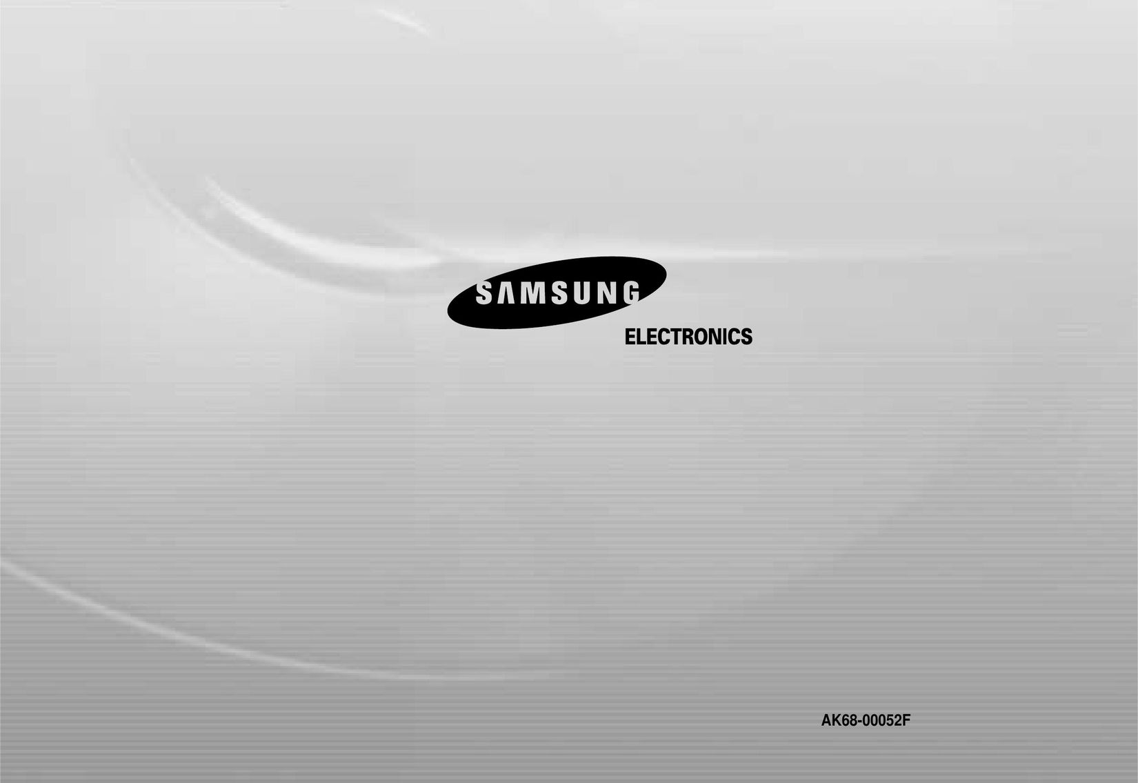 Samsung AK68-00052F DVD Player User Manual