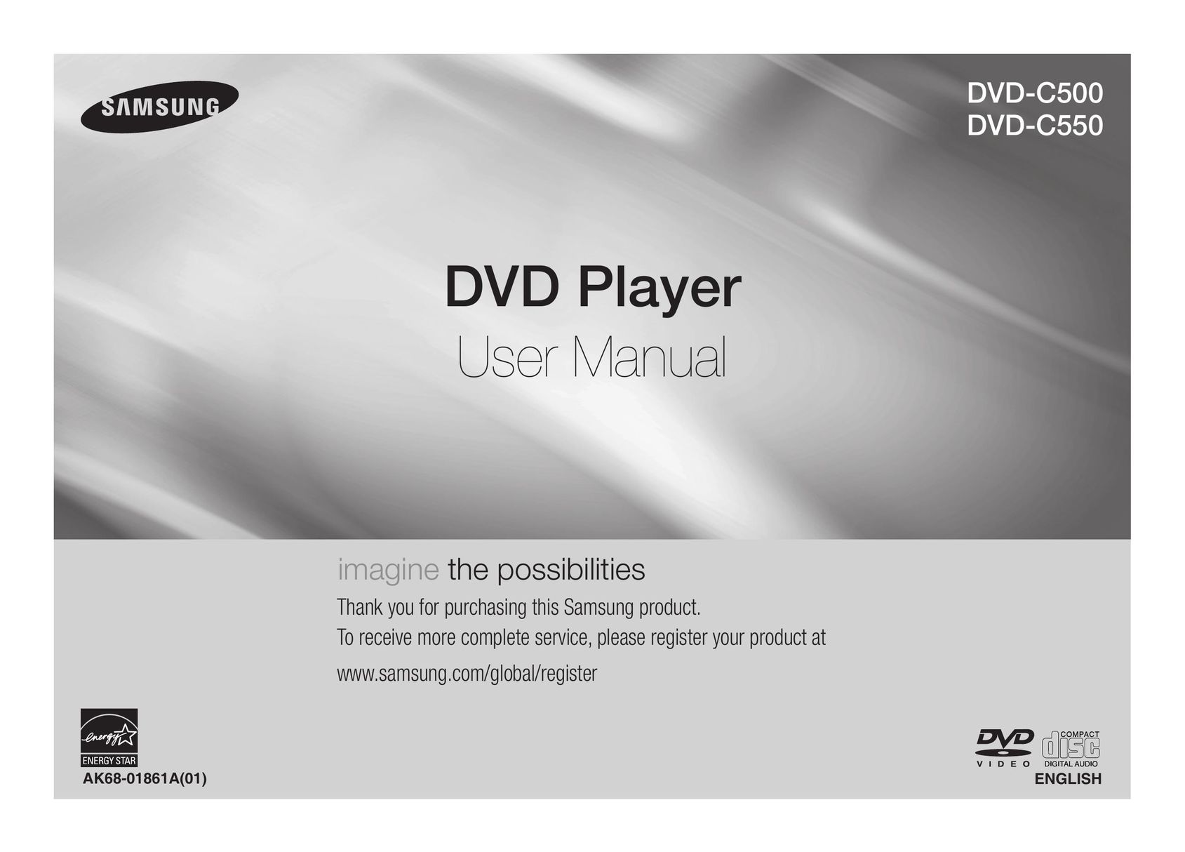 Samsung AK68-01861A(01) DVD Player User Manual