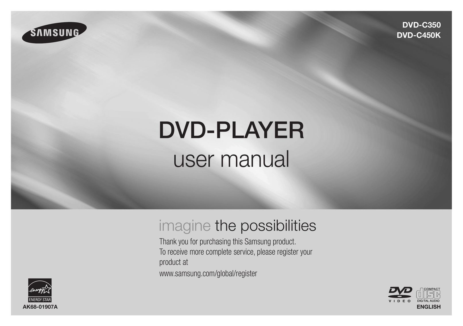 Samsung AK68-01907A DVD Player User Manual