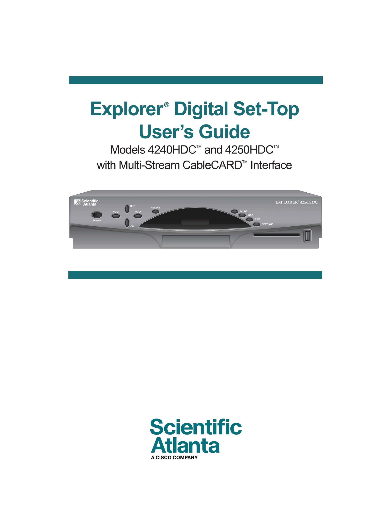 Scientific Atlanta 4250HDC DVD Player User Manual