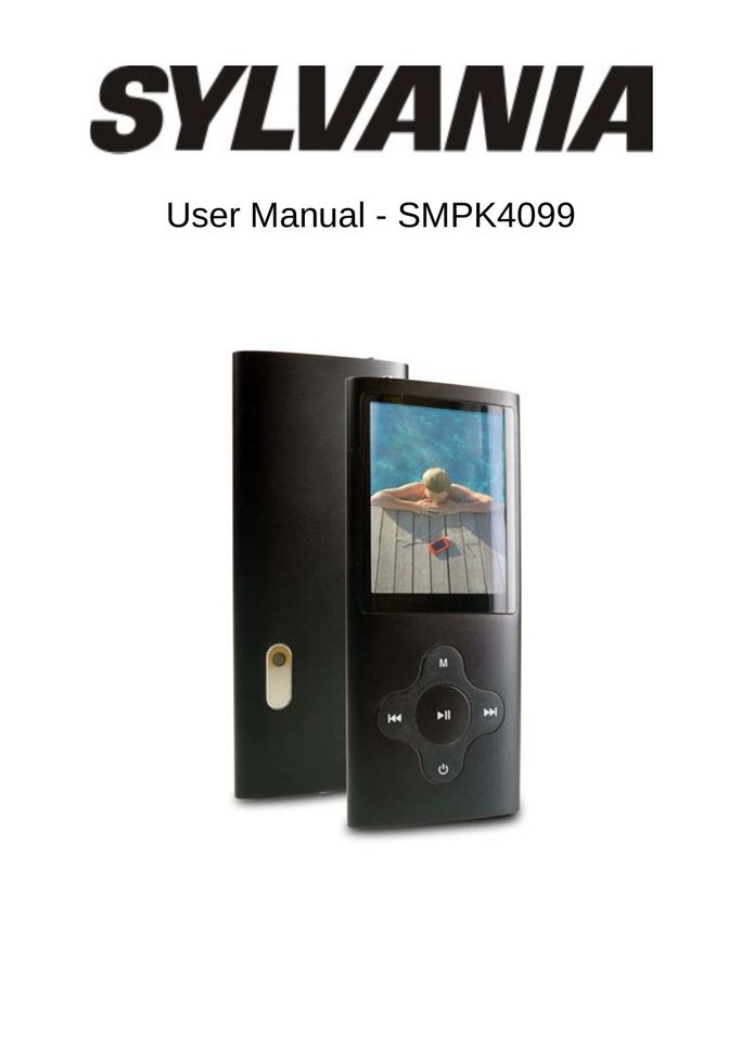 Sylvania SMPK4099 DVD Player User Manual