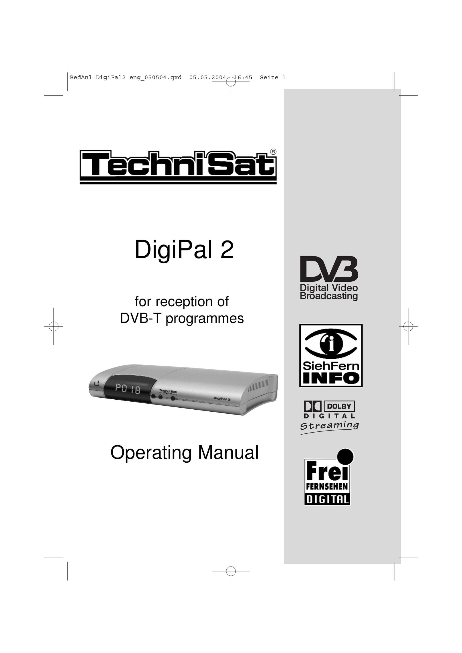 TechniSat DigiPal 2 DVD Player User Manual