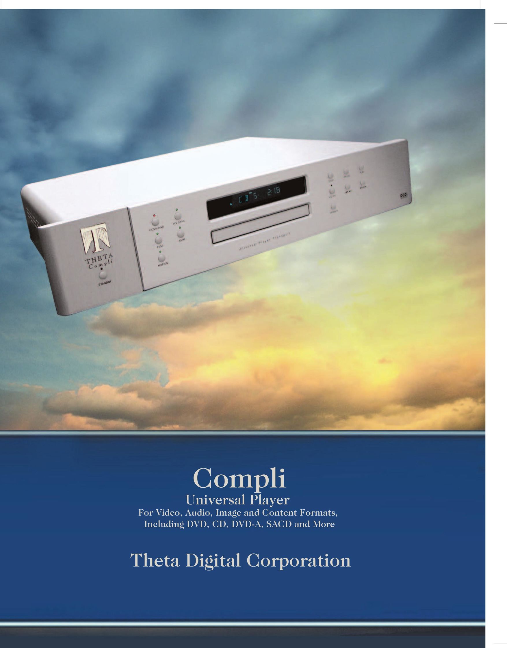Theta Digital Compli DVD Player User Manual