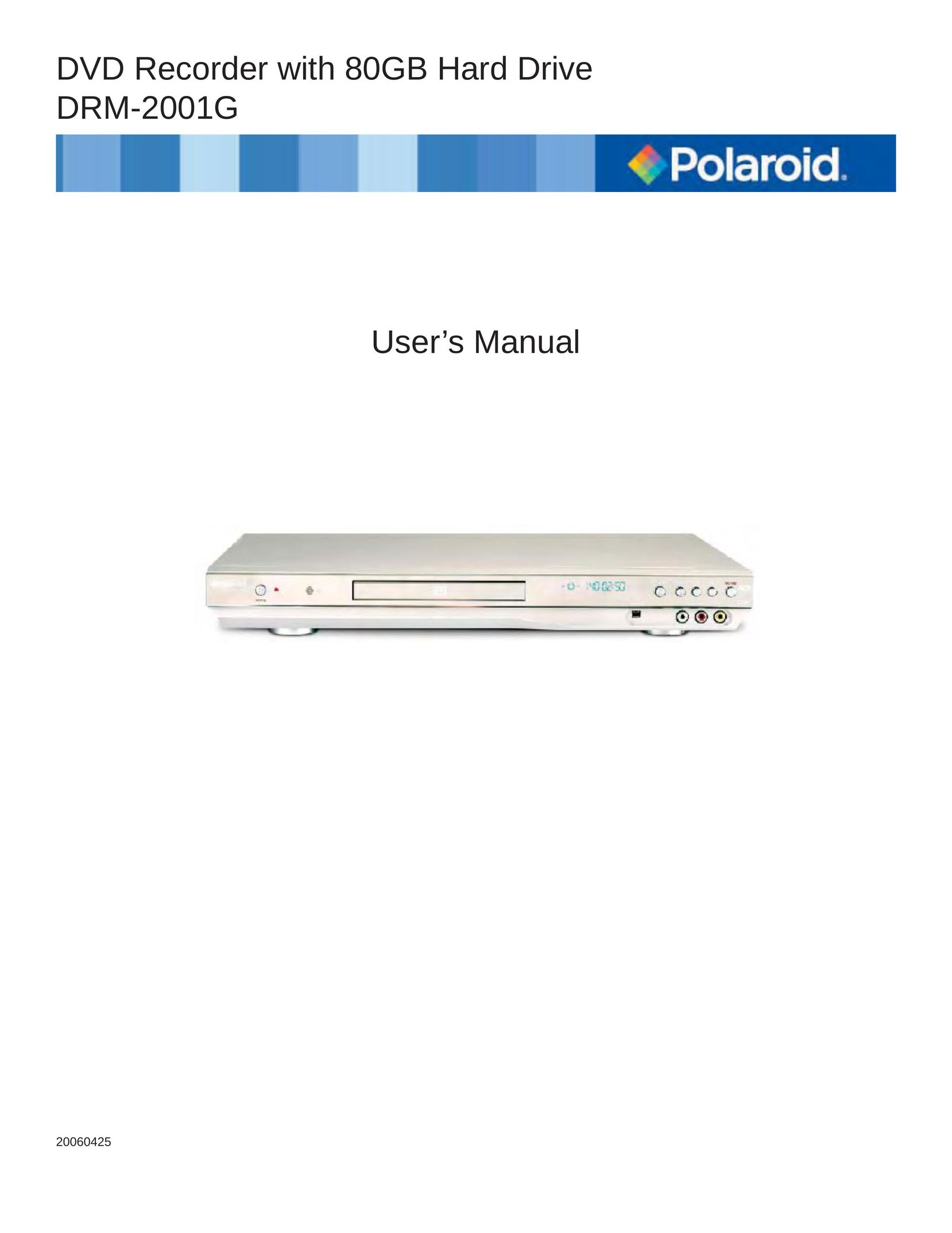 TVGuardian DRM-2001G DVD Player User Manual