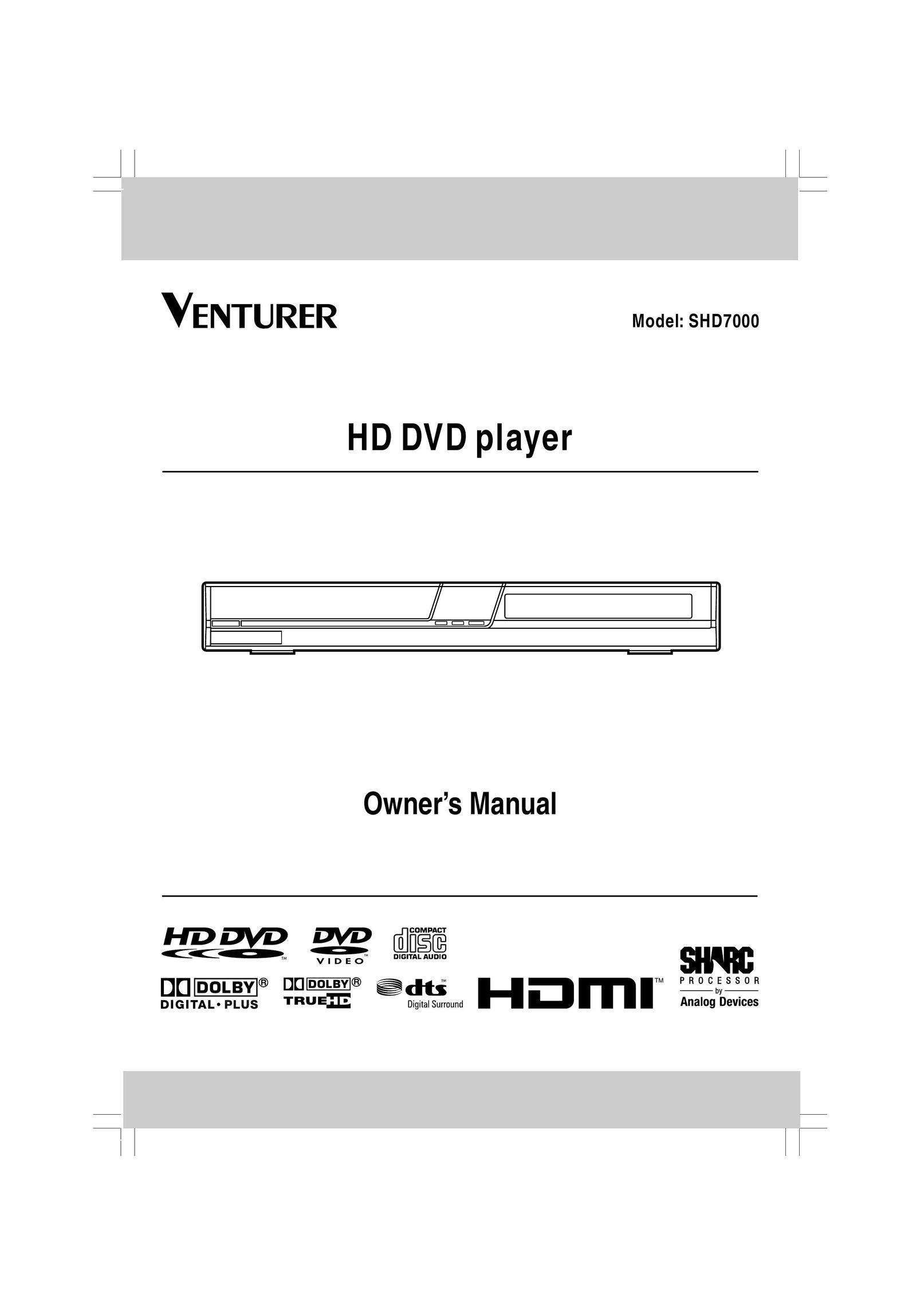 Venturer SHD7000 DVD Player User Manual