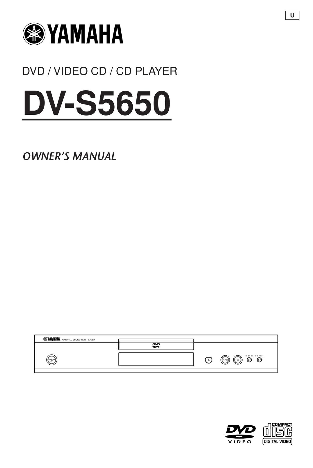 Yamaha DV-S5650 DVD Player User Manual
