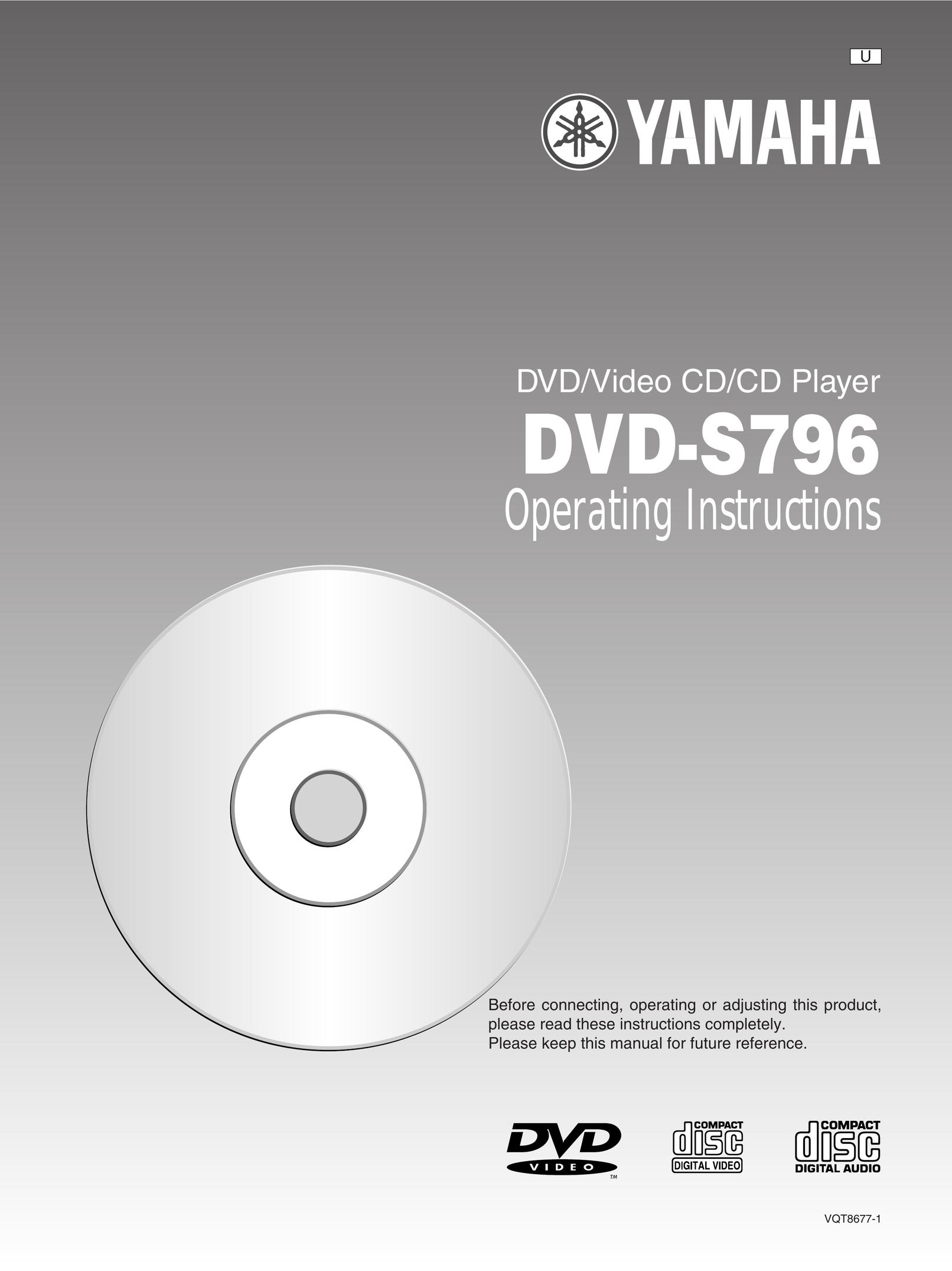 Yamaha DVD-S796 DVD Player User Manual