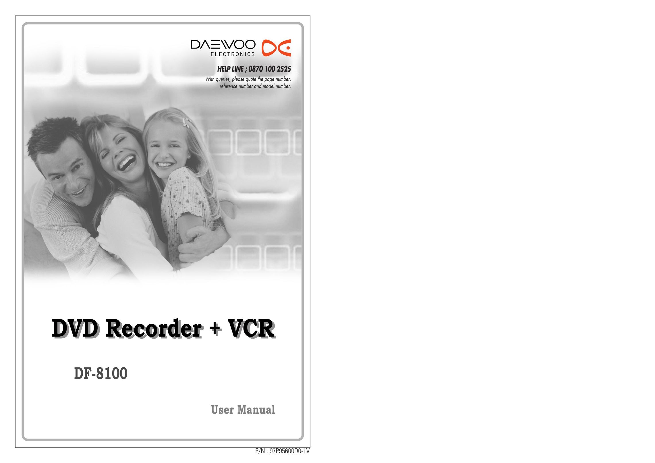 Daewoo DF-8100 DVD Recorder User Manual