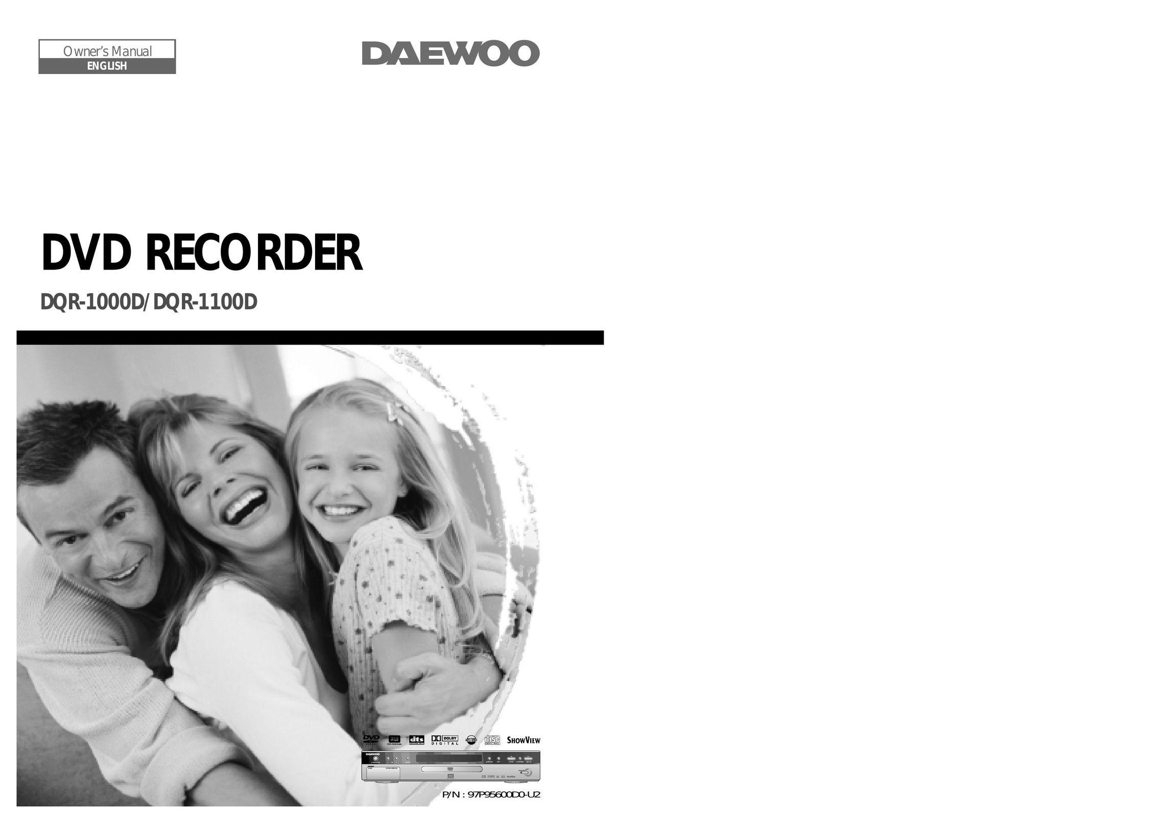 Daewoo DQR-1100D DVD Recorder User Manual