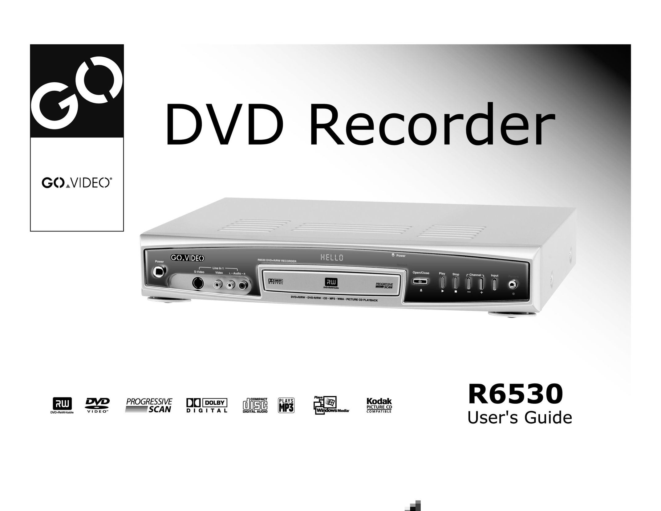 Go-Video R6530 DVD Recorder User Manual