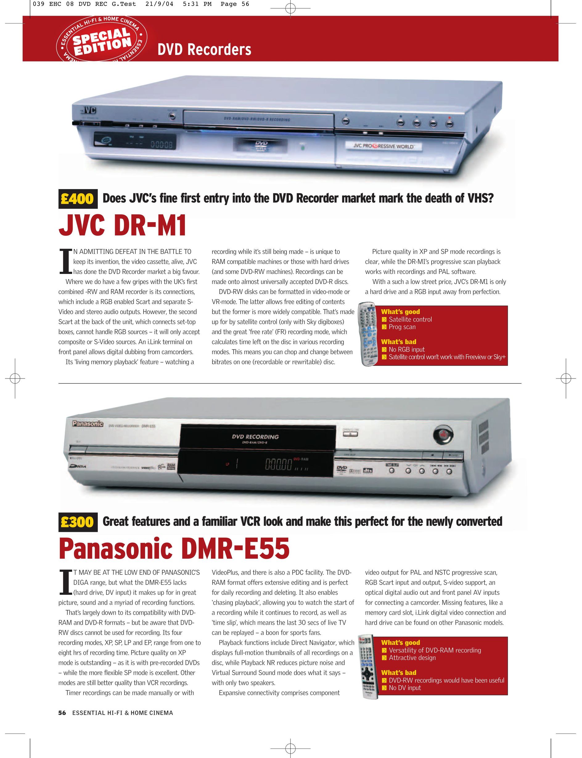 Humax DMR-E55 DVD Recorder User Manual
