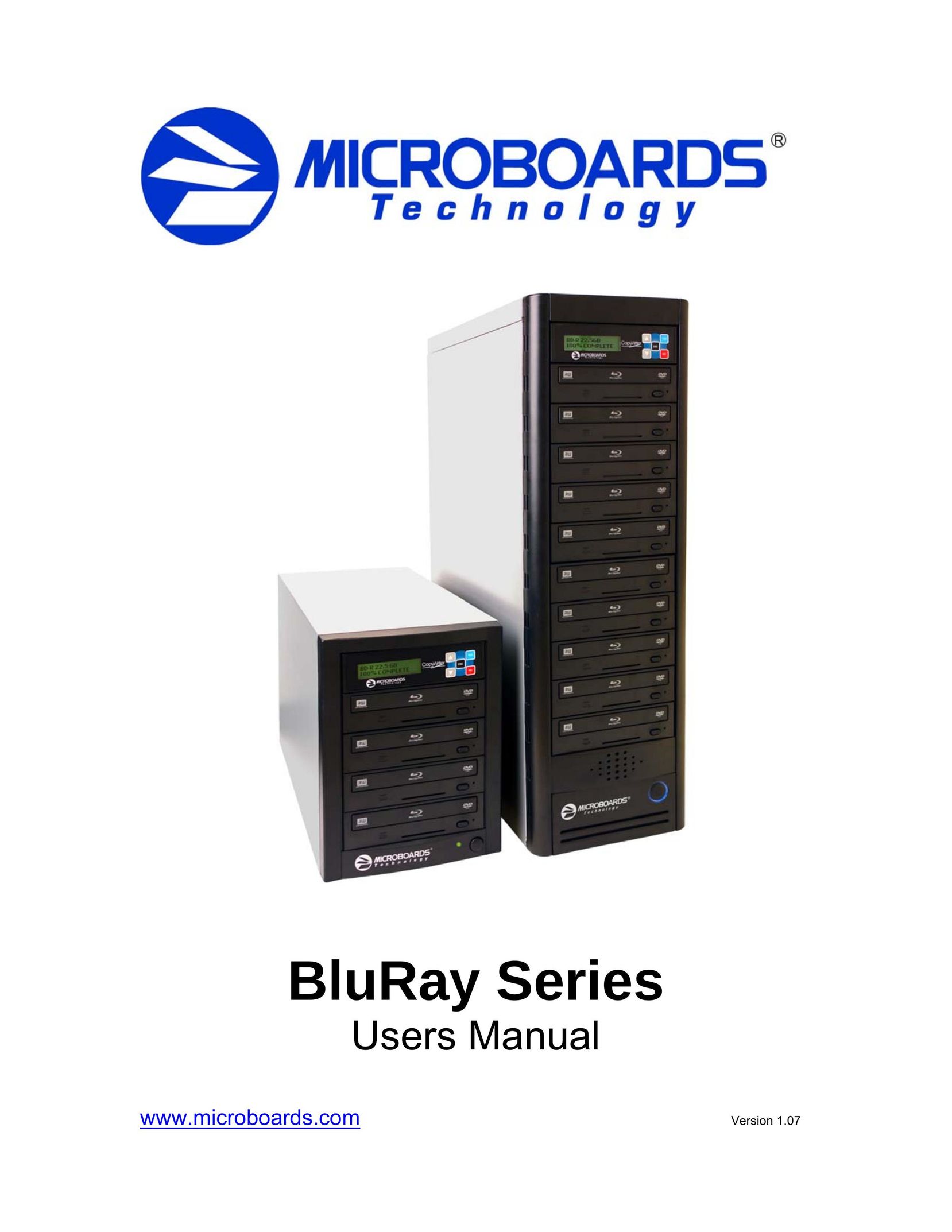 MicroBoards Technology BluRay Series DVD Recorder User Manual