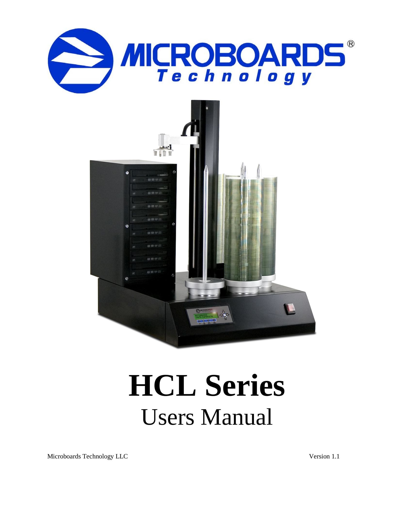MicroBoards Technology HCL Series DVD Recorder User Manual