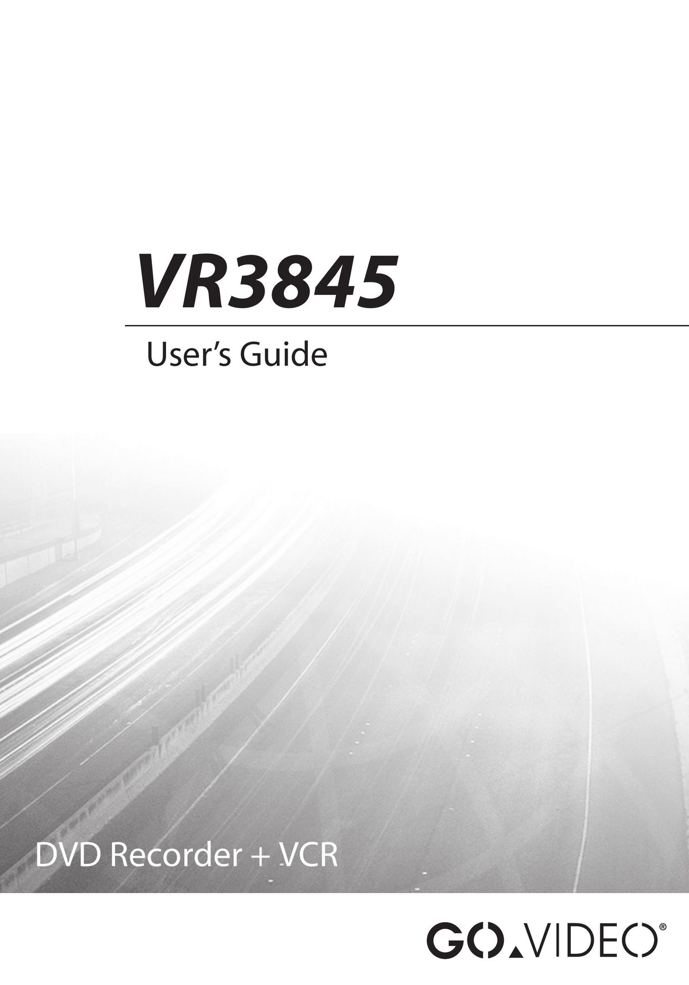 Go-Video VR3845 DVD VCR Combo User Manual
