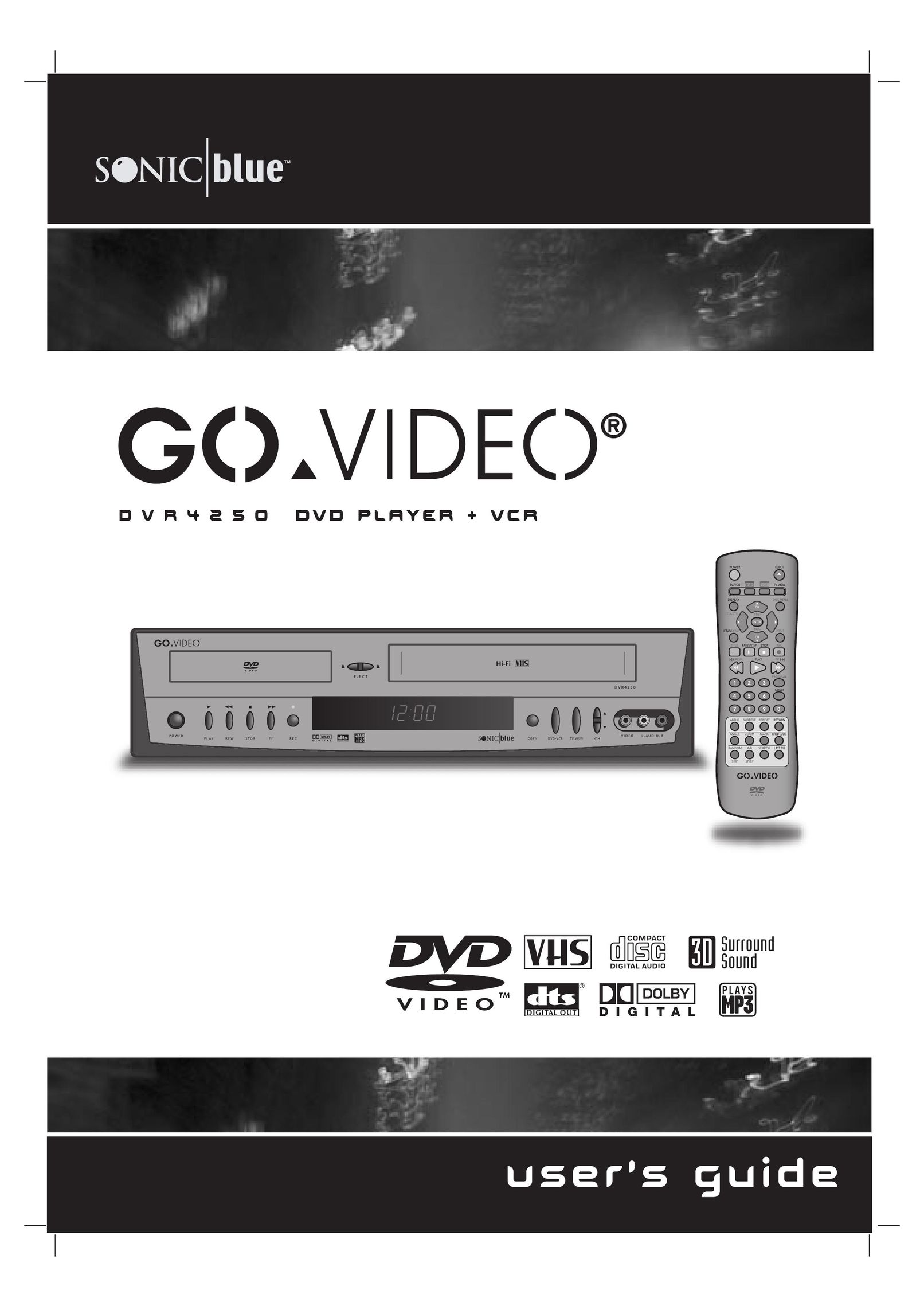 GoVideo DVD/VCR Combo DVD VCR Combo User Manual