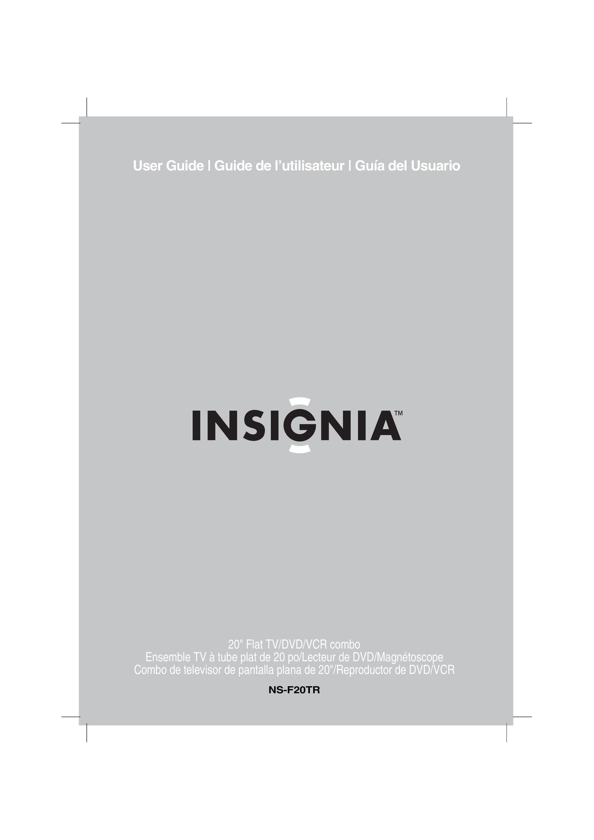 Insignia NS-F20TR DVD VCR Combo User Manual