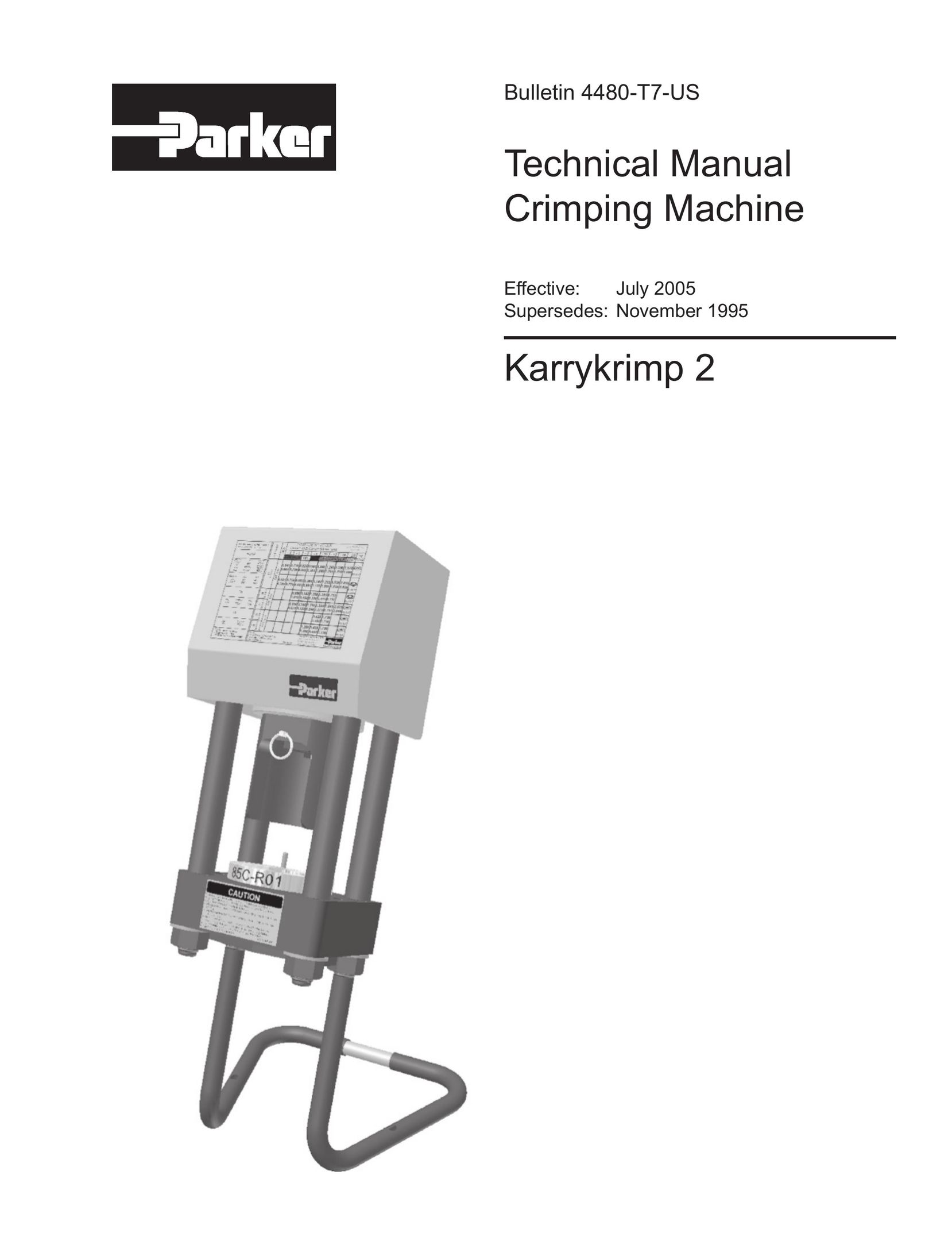 Parker Hannifin Karrykrimp 2 DVD VCR Combo User Manual