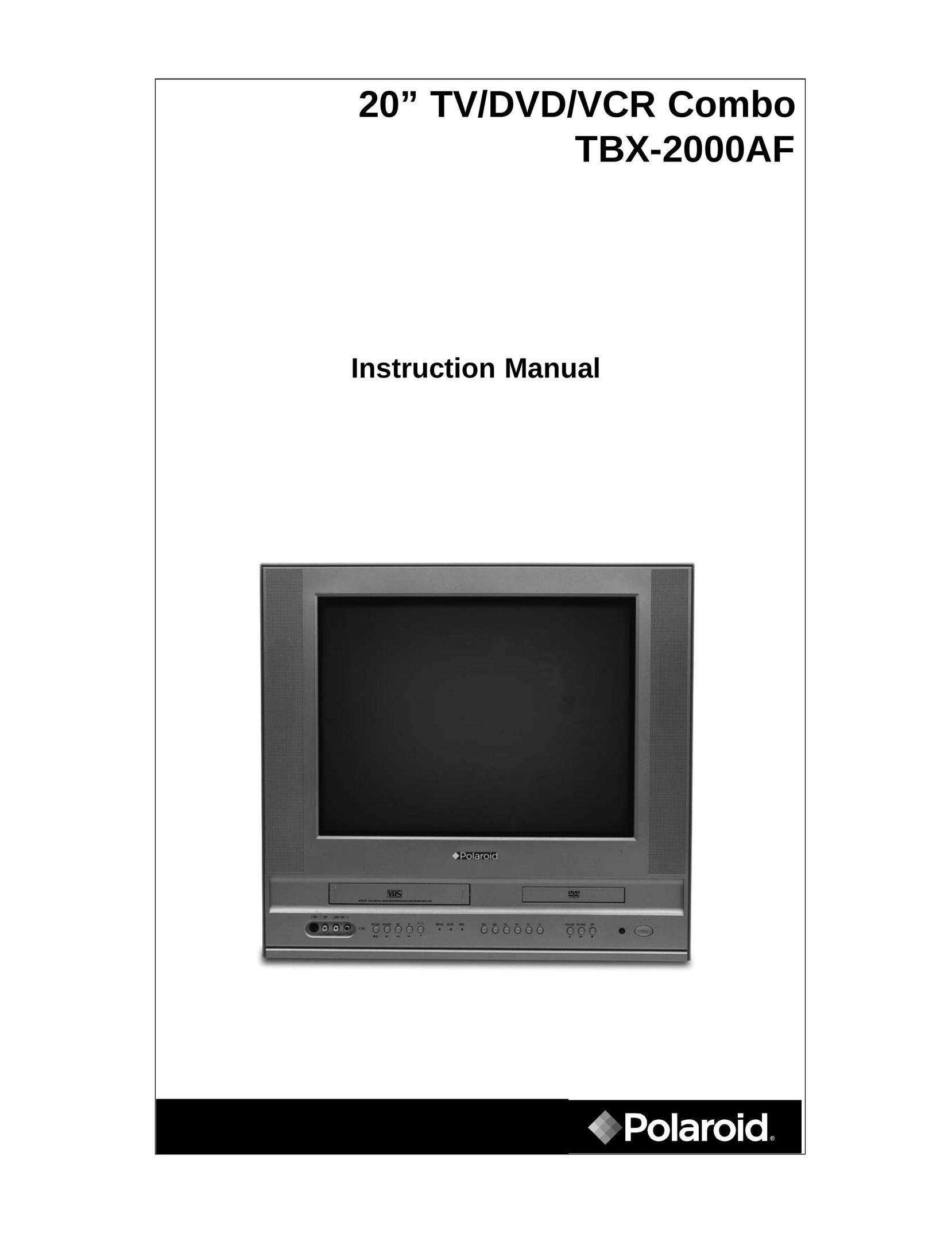 Polaroid TBX-2000AF DVD VCR Combo User Manual