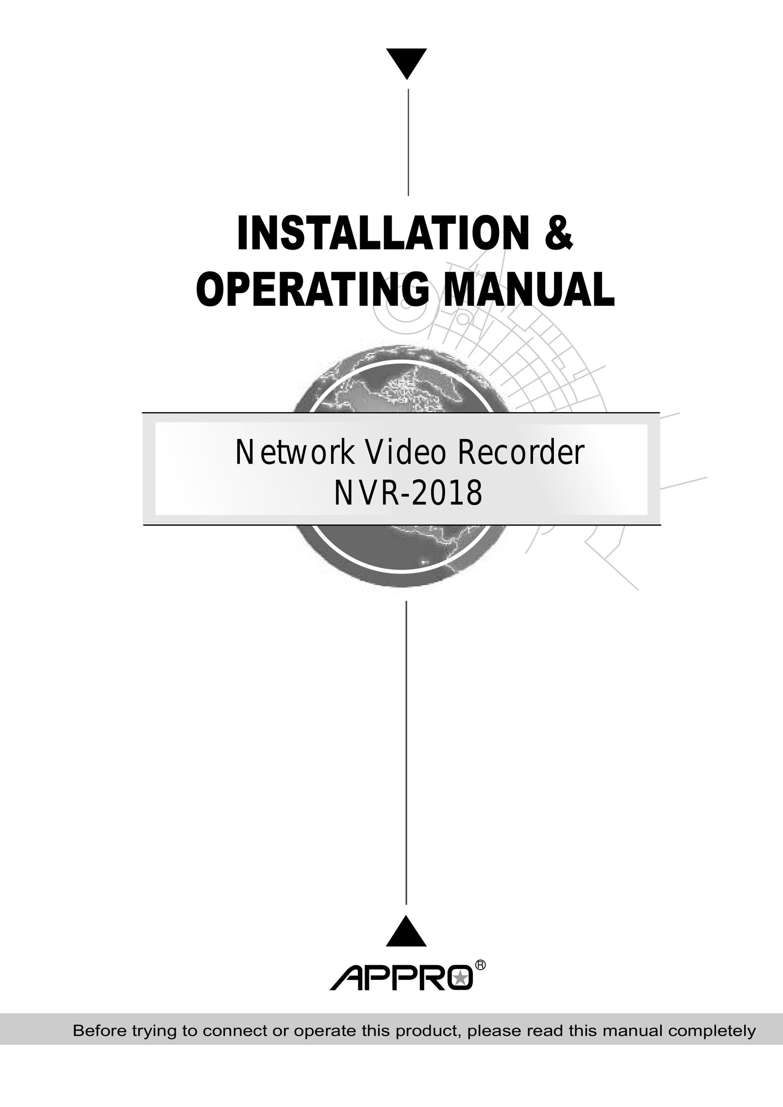Approach Tech NVR-2018 DVR User Manual